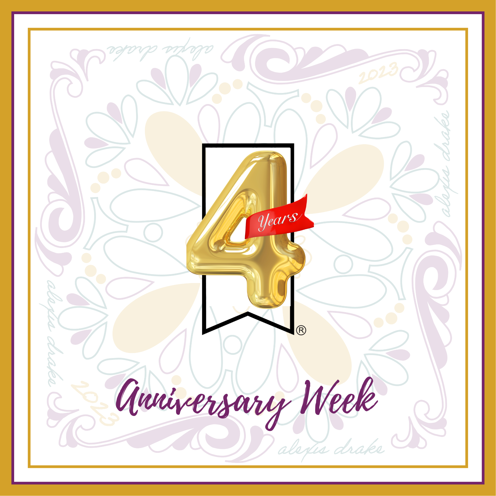 Anniversary Week Schedule