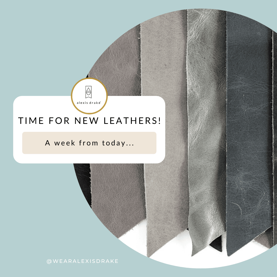NEW custom leathers are headed your way! - Alexis Drake