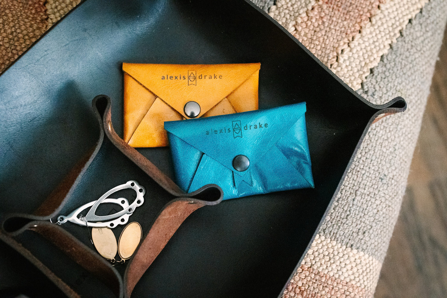 Home Collection | Leather Trays | Dark Brown