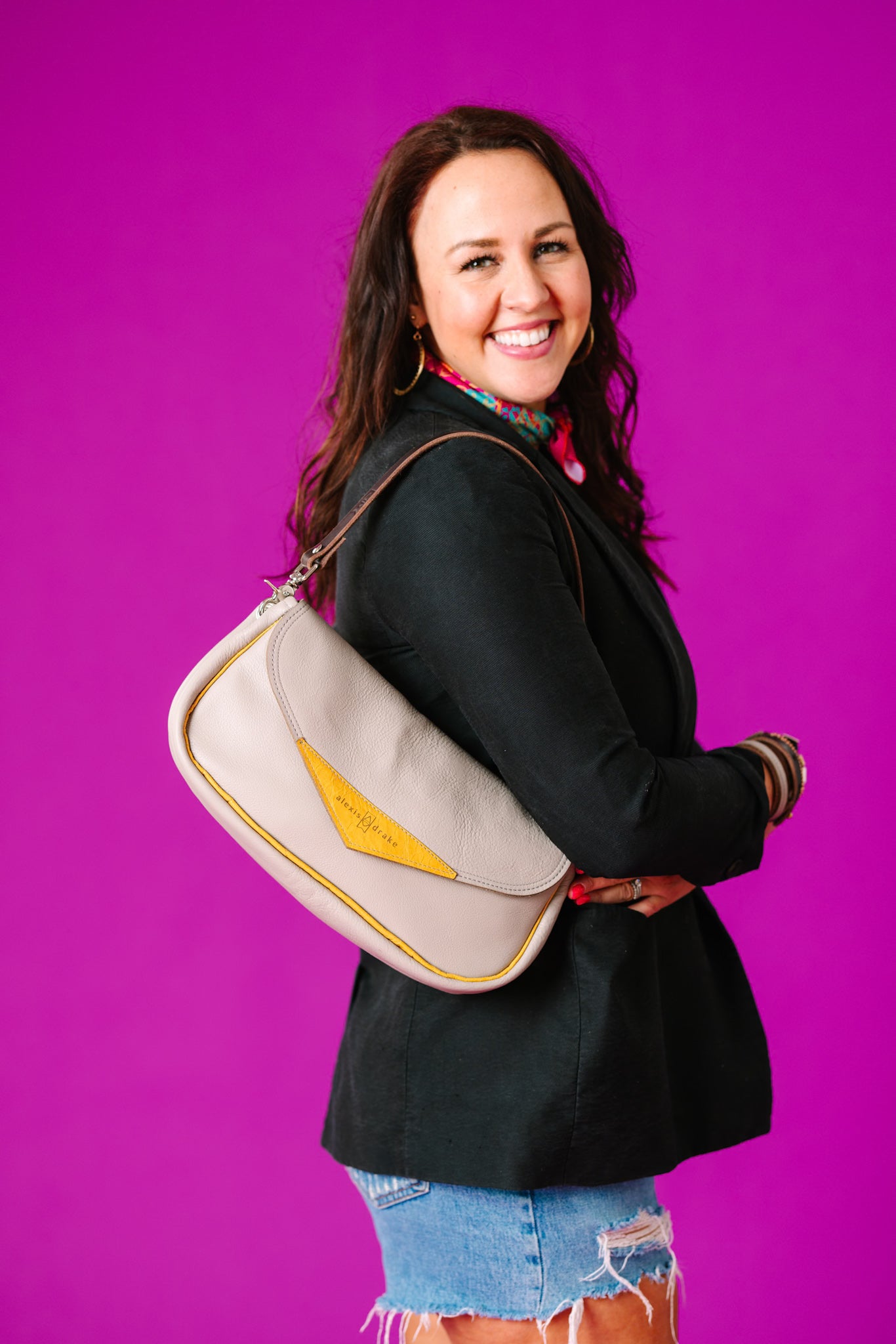 Relaxed Riviera Collection | Adri Shoulder Tote | Linen Gray