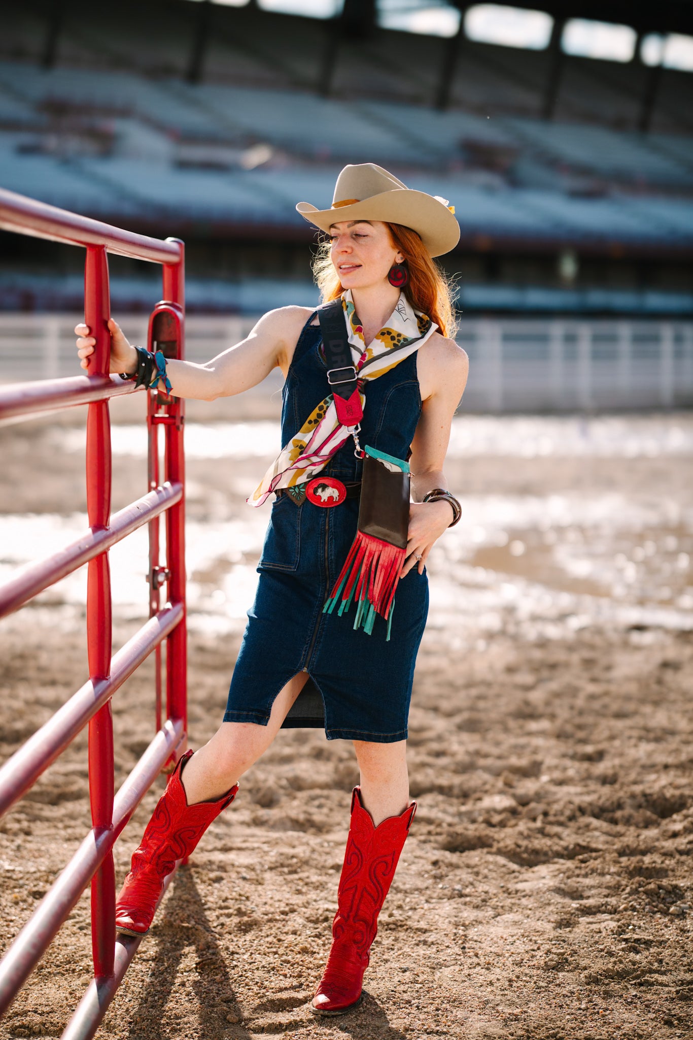 Arena Tradition Collection | Cellphone Crossbody | Rocky + Wildrose