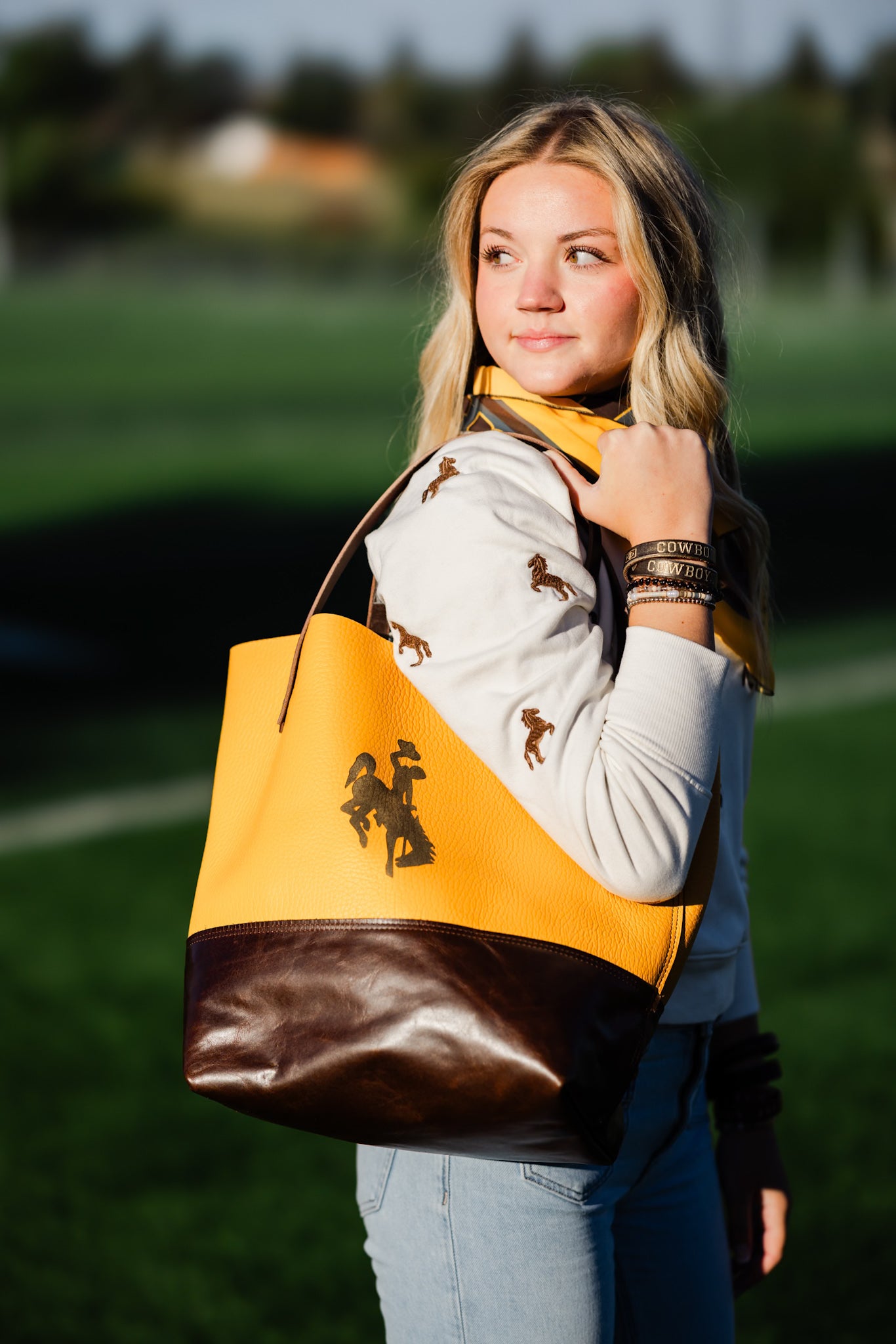 Steamboat Collection | Market Tote | Pebble Yellow + Rocky