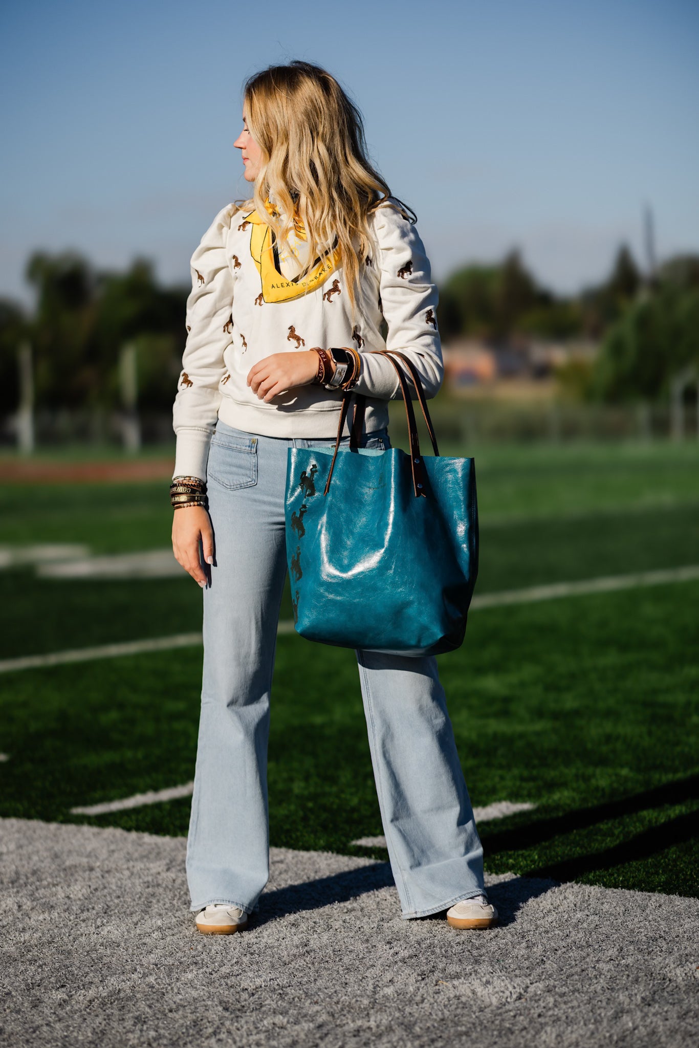Steamboat Collection | Market Tote | Turquoise