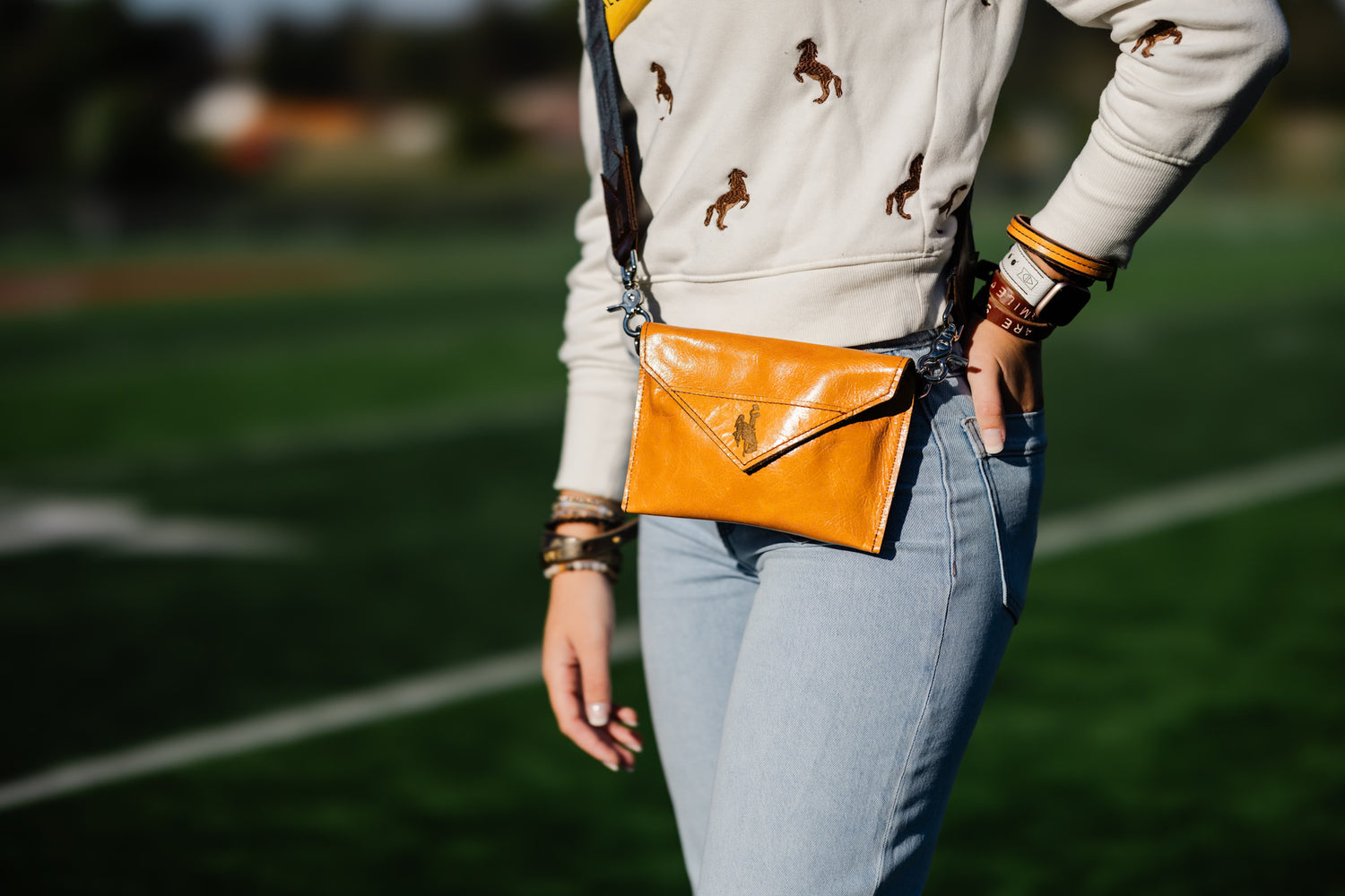 Steamboat Collection | Envelope Cellphone Crossbody | Butter