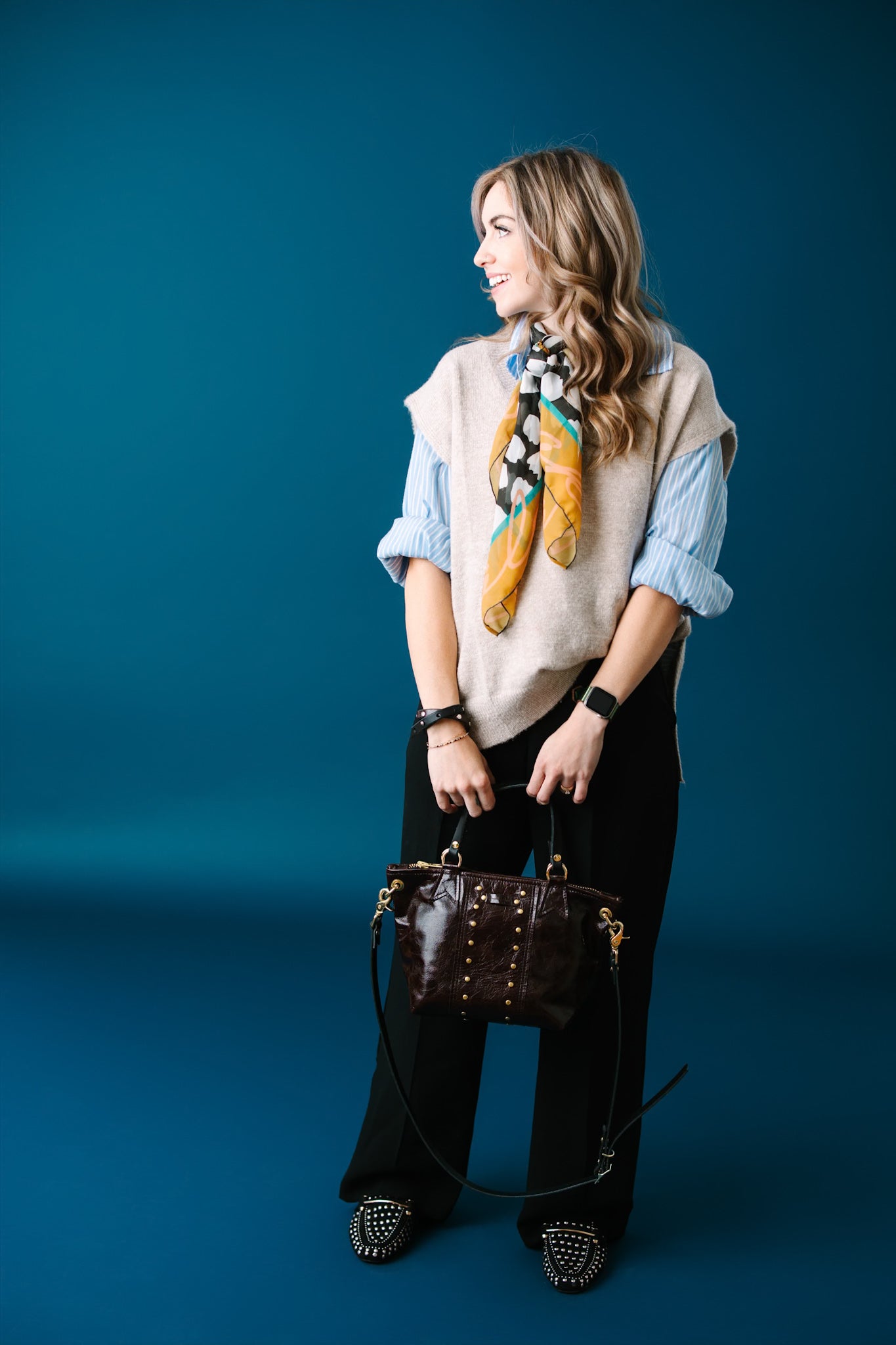 Midnight in Paris Collection | Coco Satchel + Crossbody | Chocolate Truffle