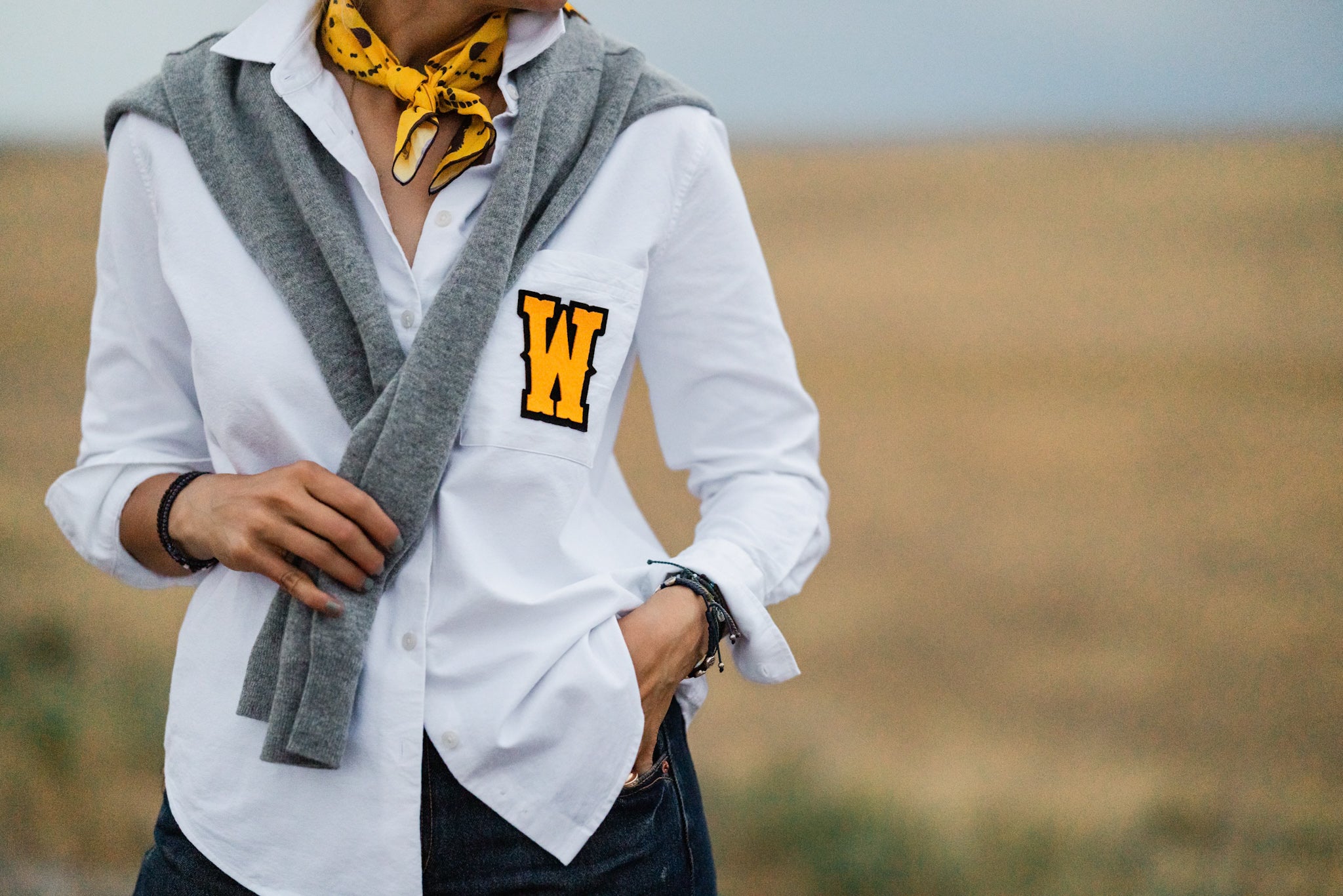 Steamboat Collection | Oxford Button Up | White