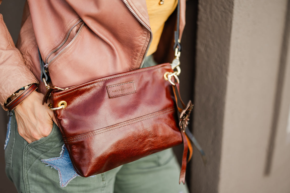 Open Range Collection | Tourist Crossbody | Rust