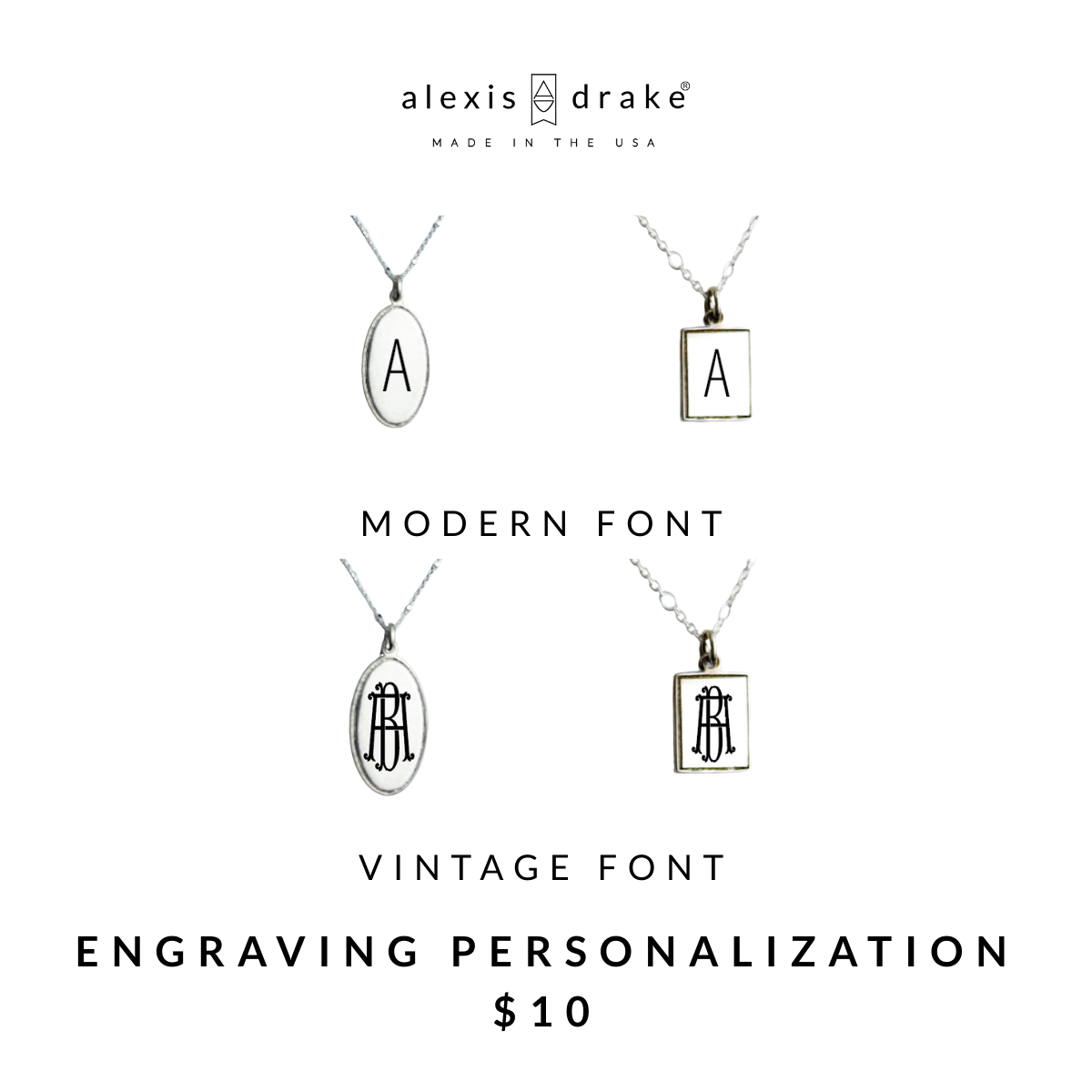 Jewelry | Heirloom Collection | Oval Frame Tag Necklace