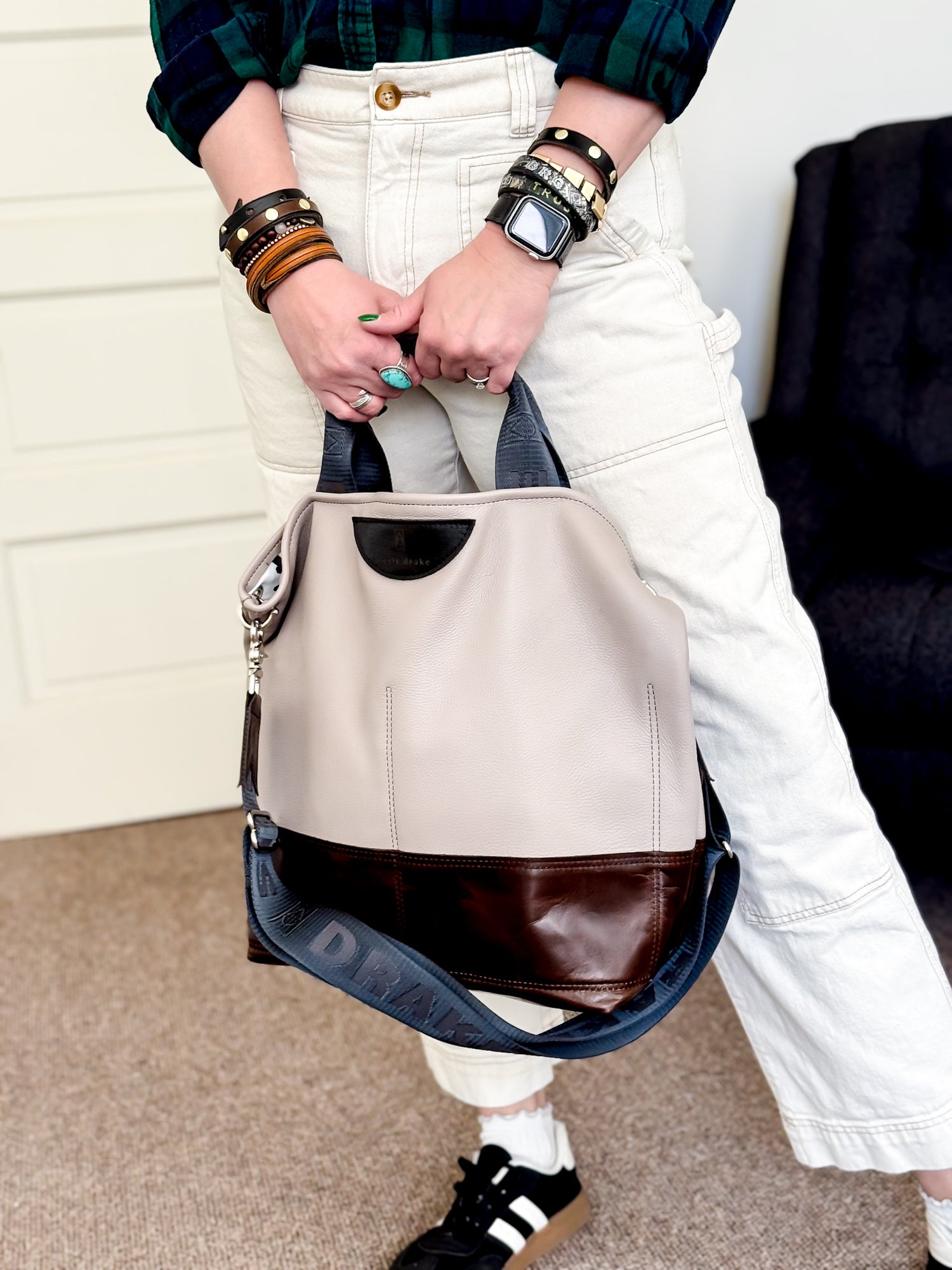 Everyday Collection | Lexington Shoulder Tote | Stone Gray + Rocky
