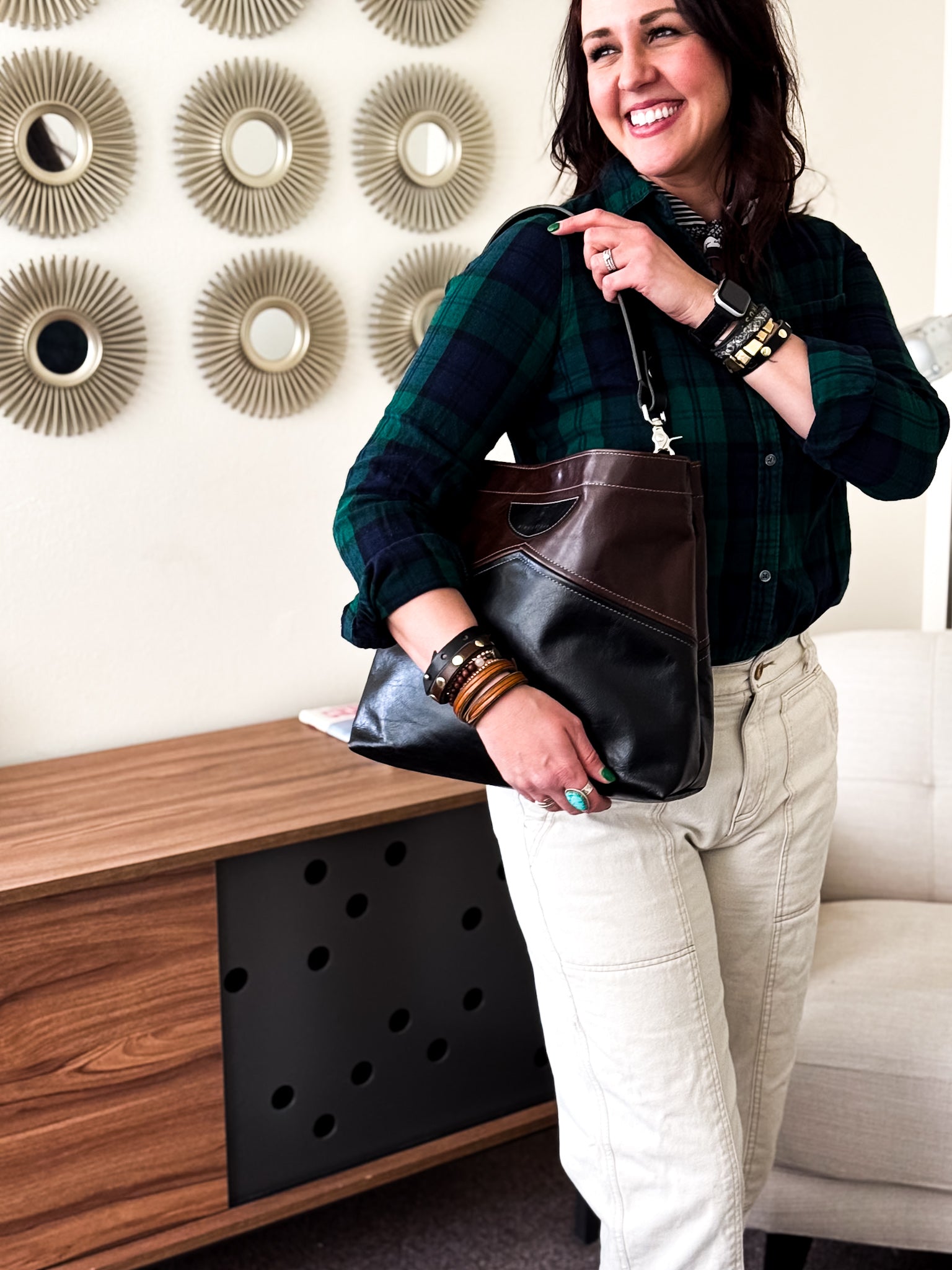 Everyday Collection | Eleanor Shoulder Tote | Rocky + Black