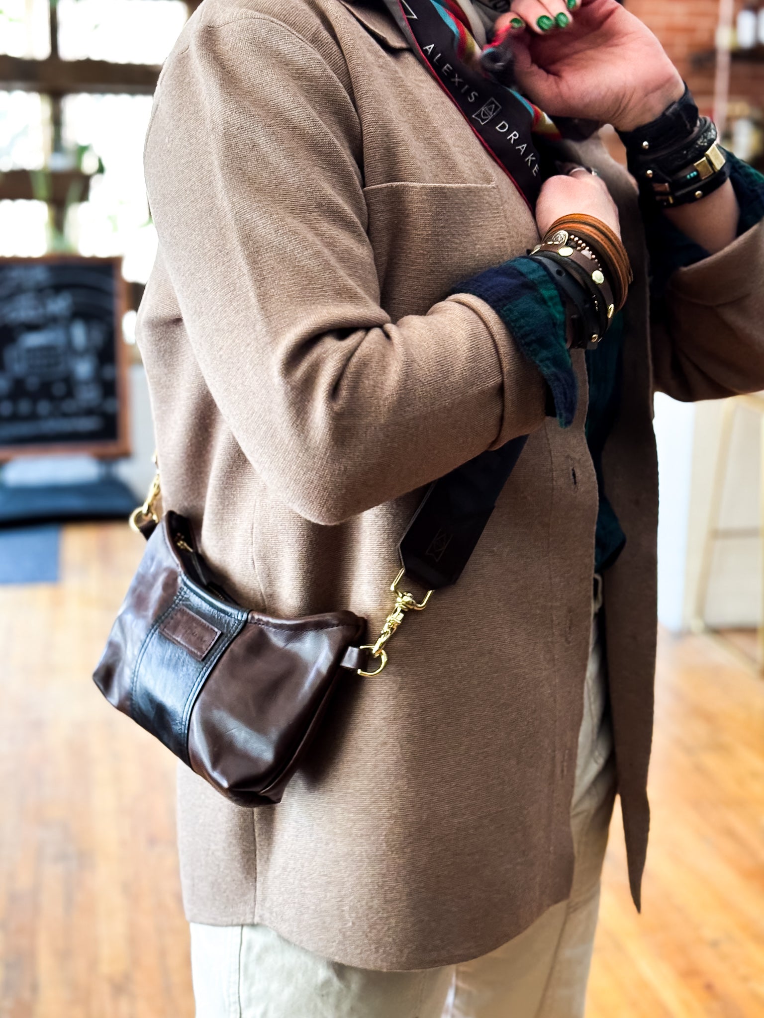 Everyday Collection | Penelope Crossbody | Black + Rocky