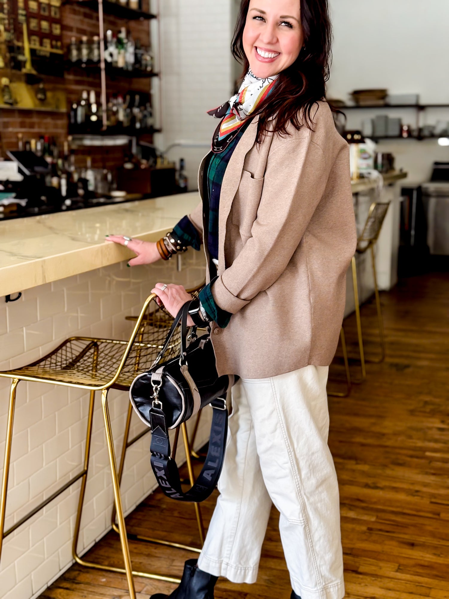 Everyday Collection | Gigi Baby Duffel | Black + Stone Gray