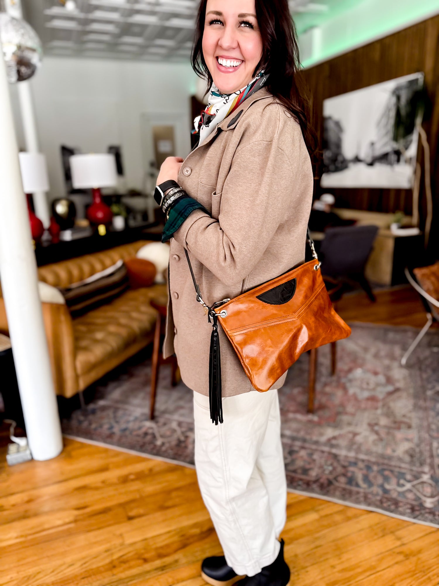 Everyday Collection | Jackie Crossbody | Whiskey