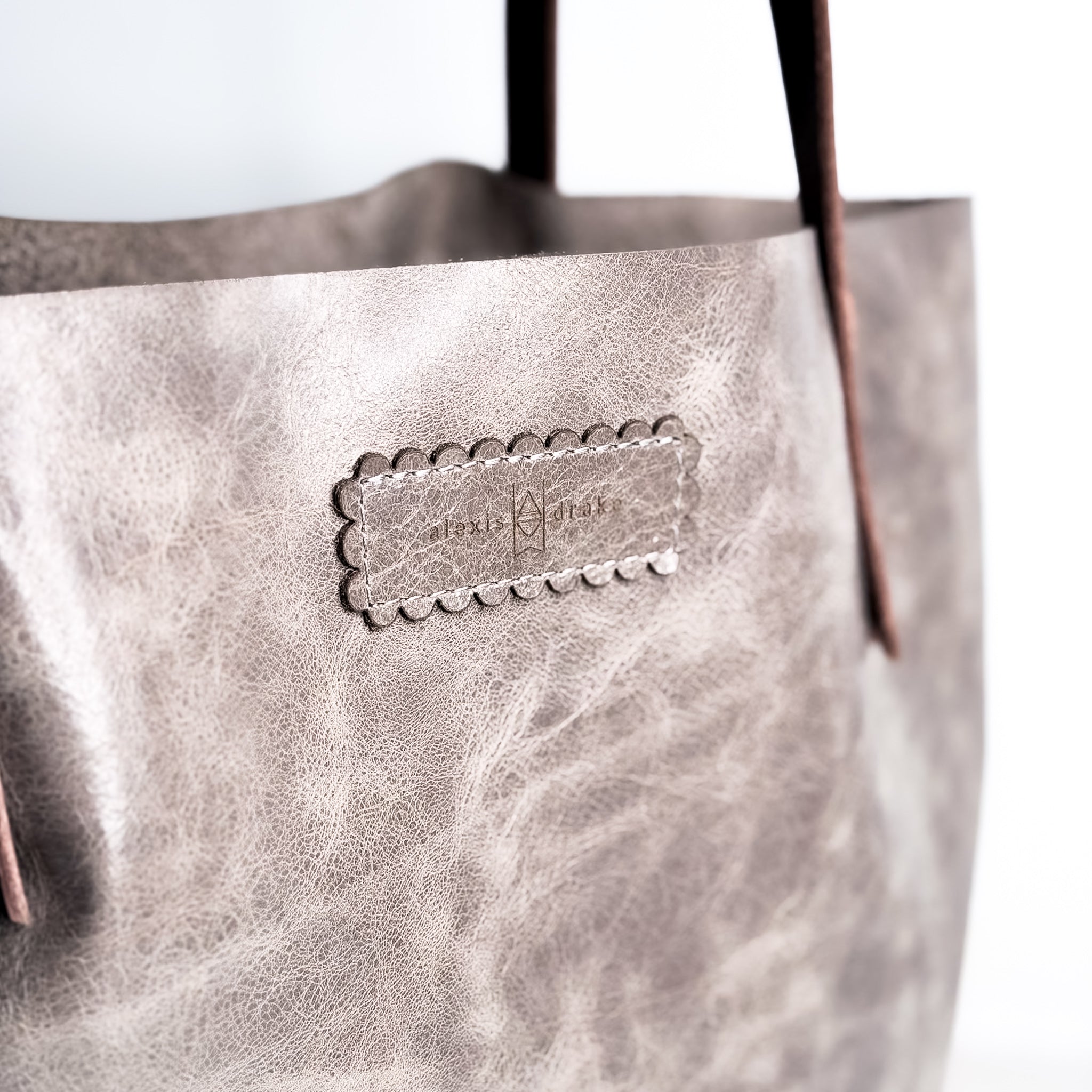 Wild Bloom Collection | Market Tote | Fog