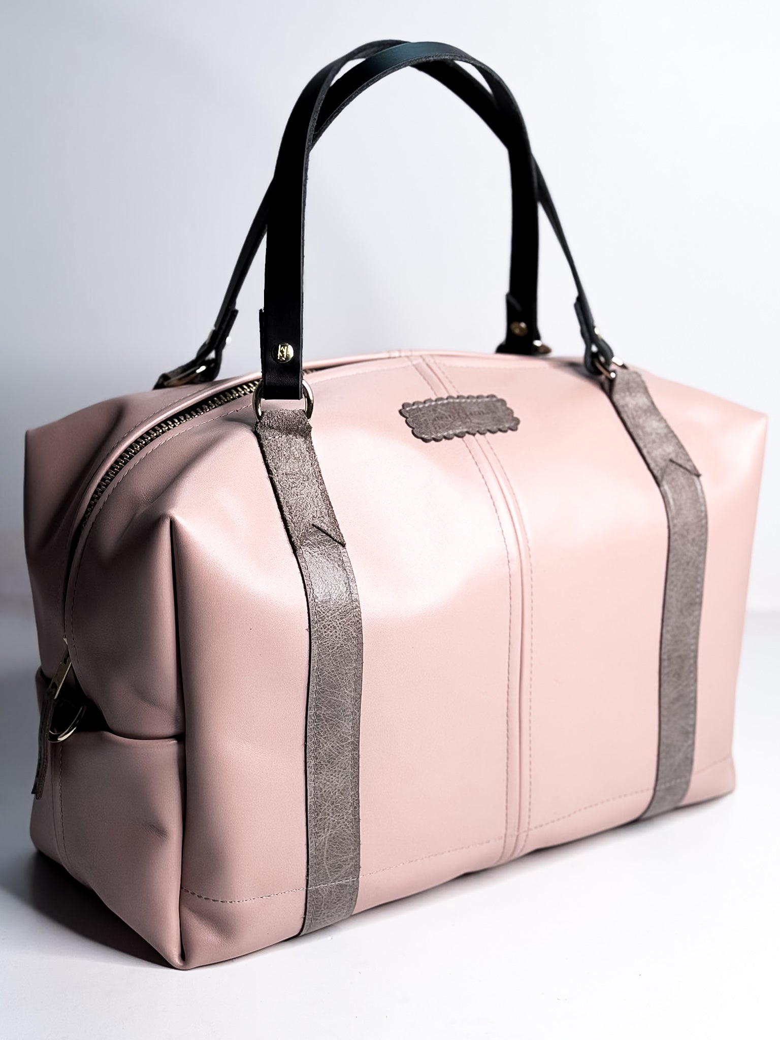 Wild Bloom Collection | Eliza Traveler Tote | Rosewater Pink + Fog