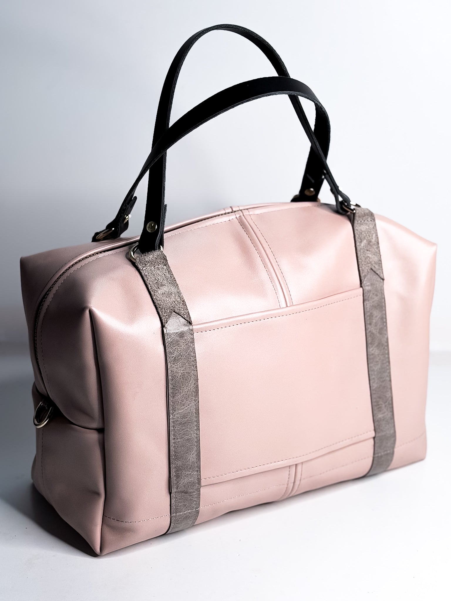 Wild Bloom Collection | Eliza Traveler Tote | Rosewater Pink + Fog