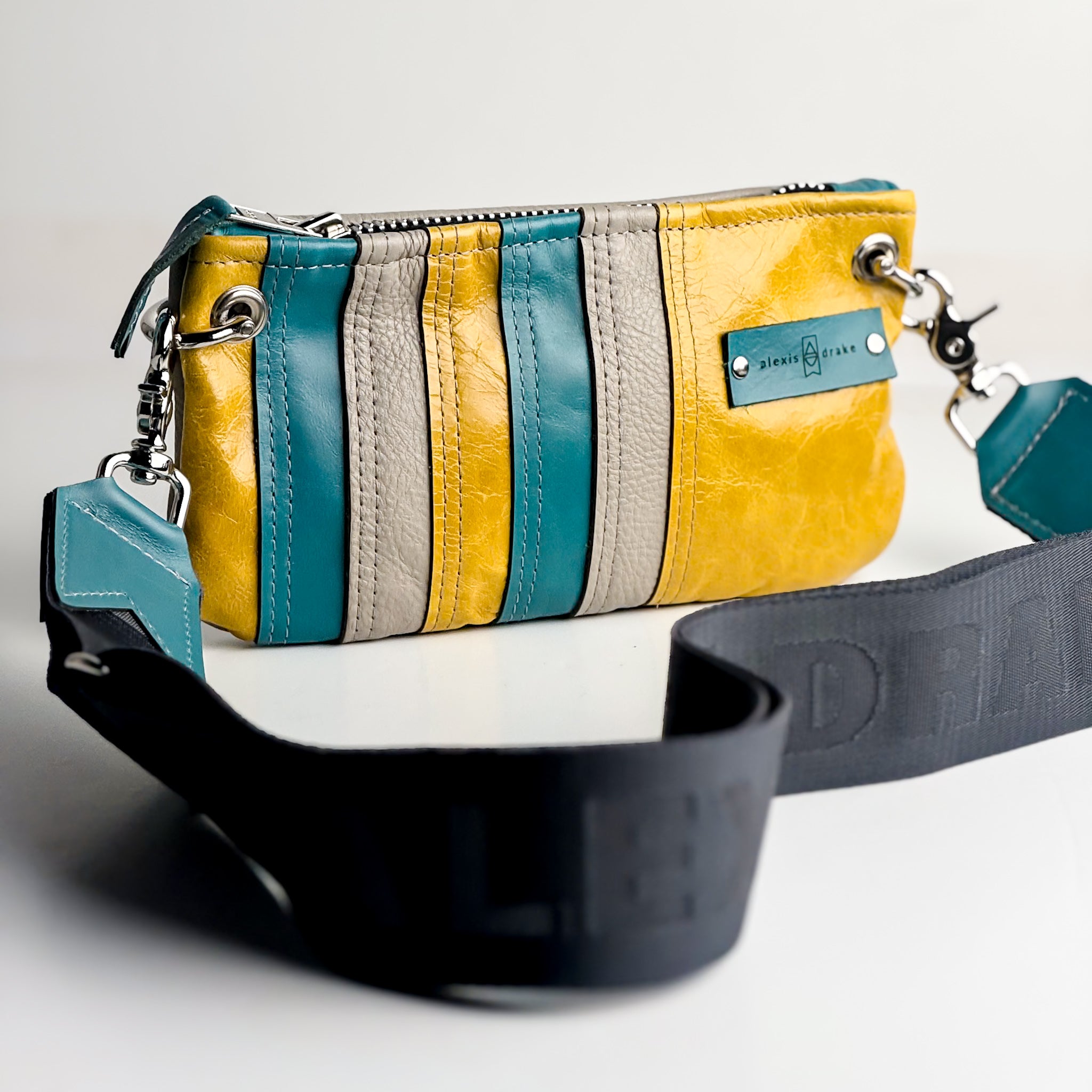 Relaxed Riviera Collection | Rainbow Belt Bag Clutch + Crossbody | Sunrise Yellow