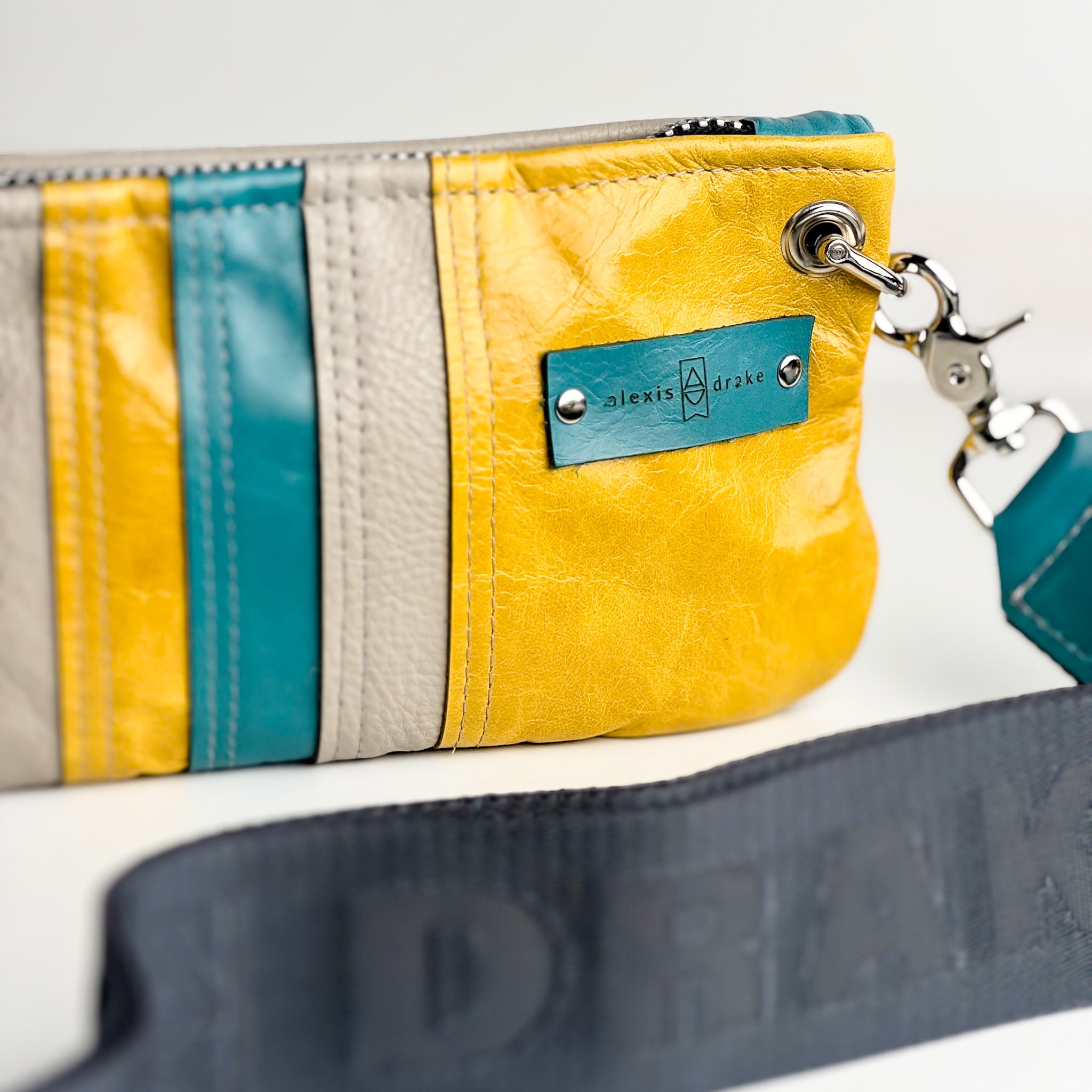 Relaxed Riviera Collection | Rainbow Belt Bag Clutch + Crossbody | Sunrise Yellow