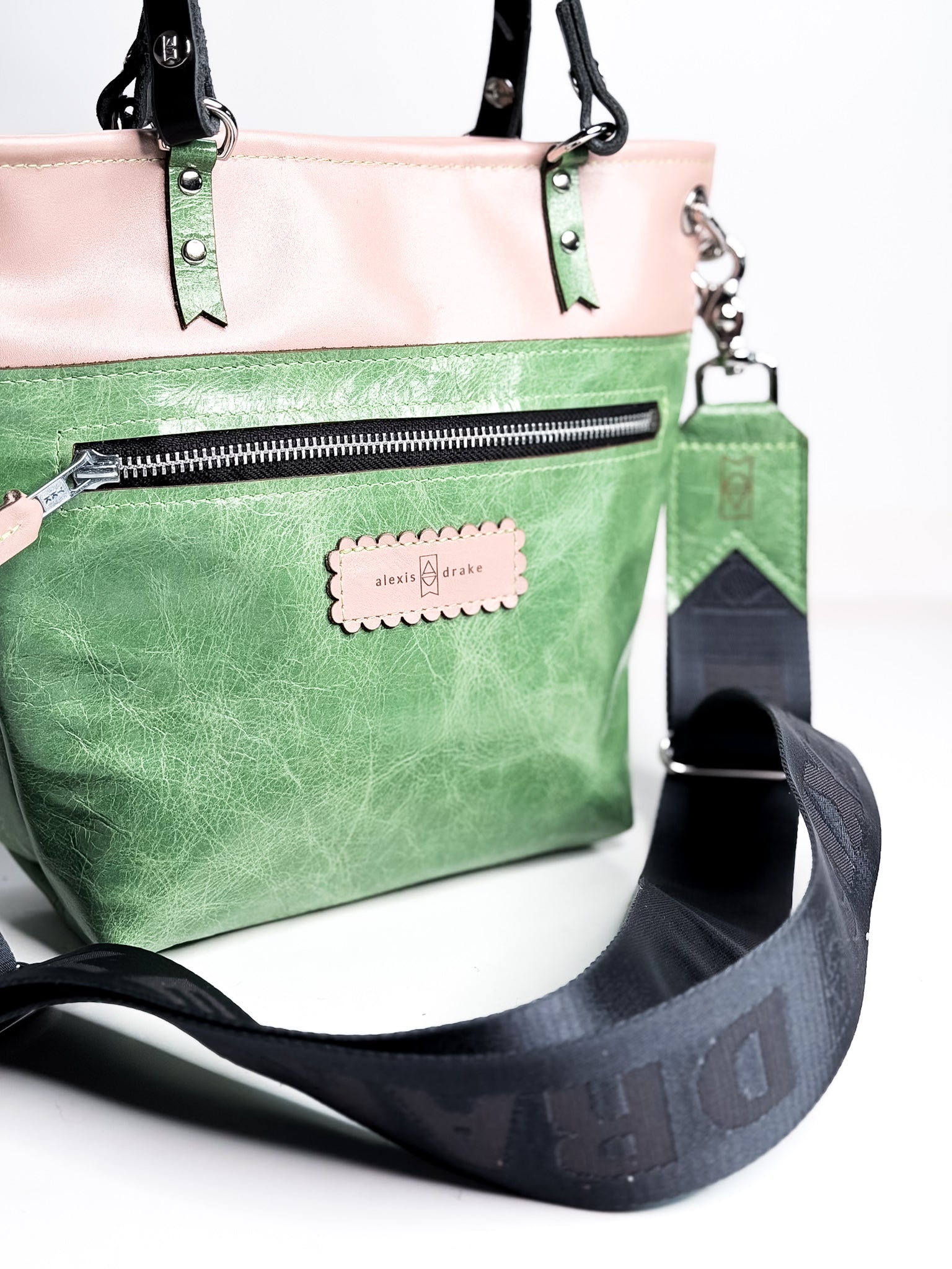 Wild Bloom Collection | Amika Satchel + Crossbody | Rosewater Pink + Ivy