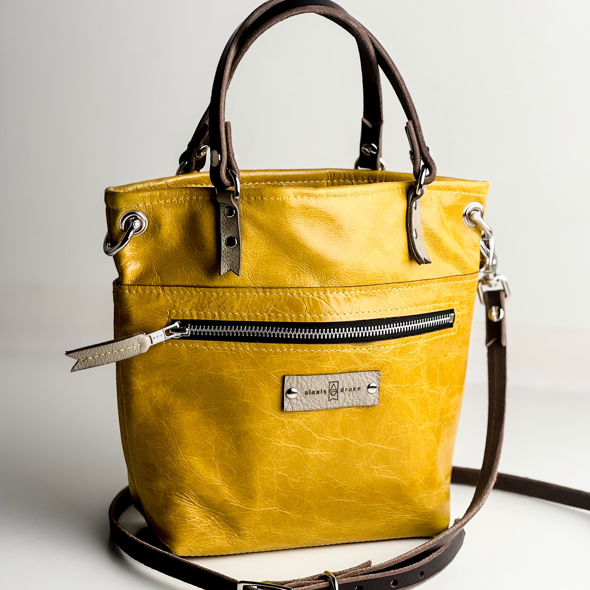 Relaxed Riviera Collection | Amika Satchel + Crossbody | Sunrise Yellow