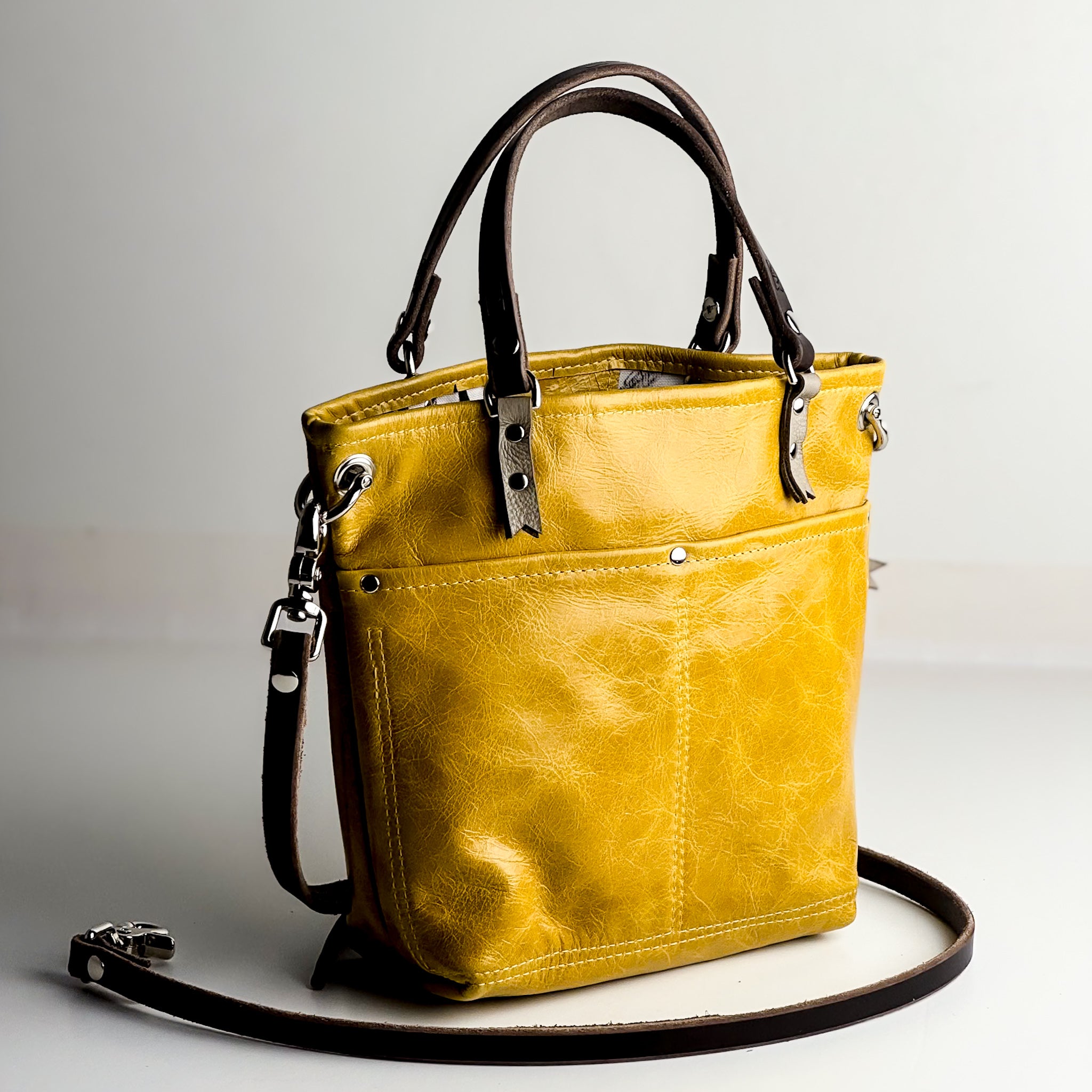 Relaxed Riviera Collection | Amika Satchel + Crossbody | Sunrise Yellow