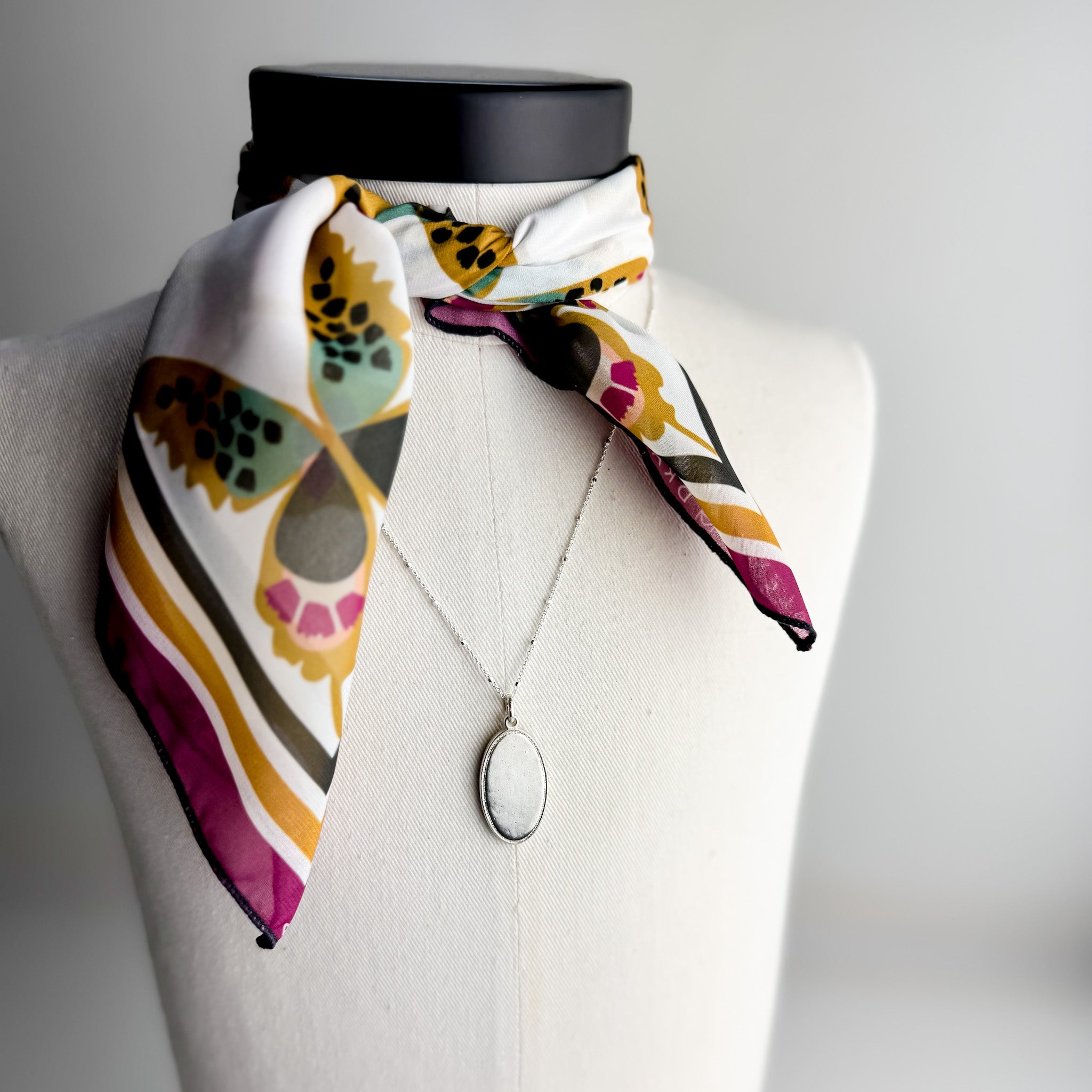 Jewelry | Heirloom Collection | Oval Frame Tag Necklace