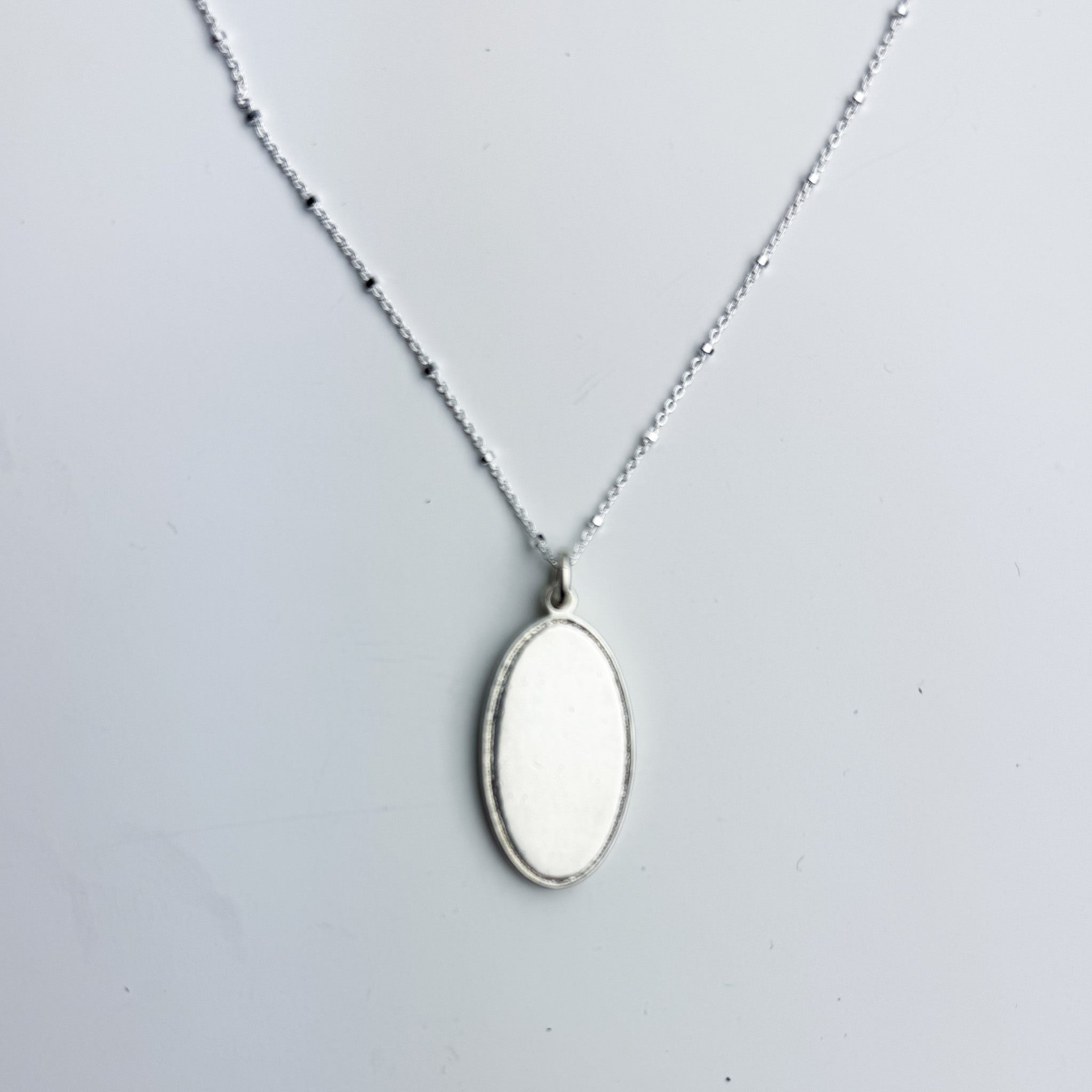Jewelry | Heirloom Collection | Oval Frame Tag Necklace