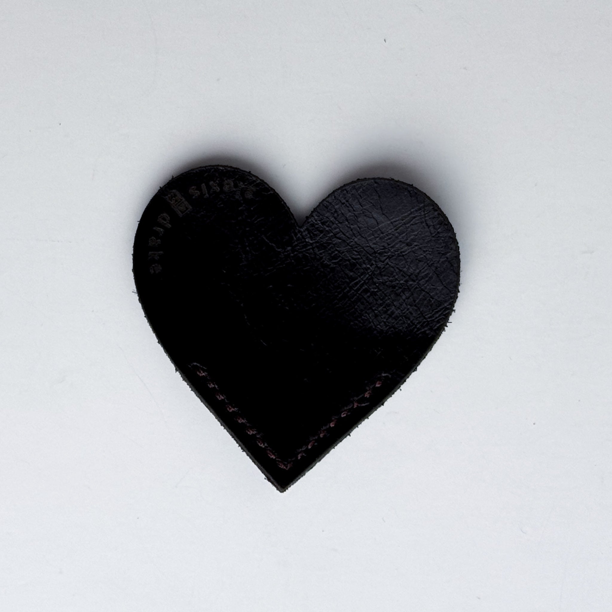 Home Collection | Leather Stitched Heart Bookmark