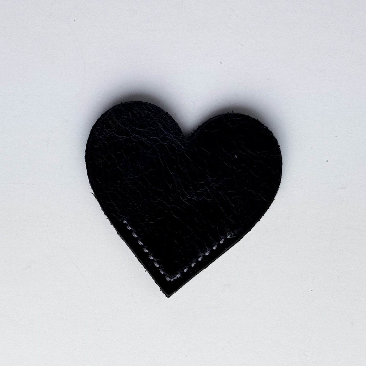 Home Collection | Leather Stitched Heart Bookmark