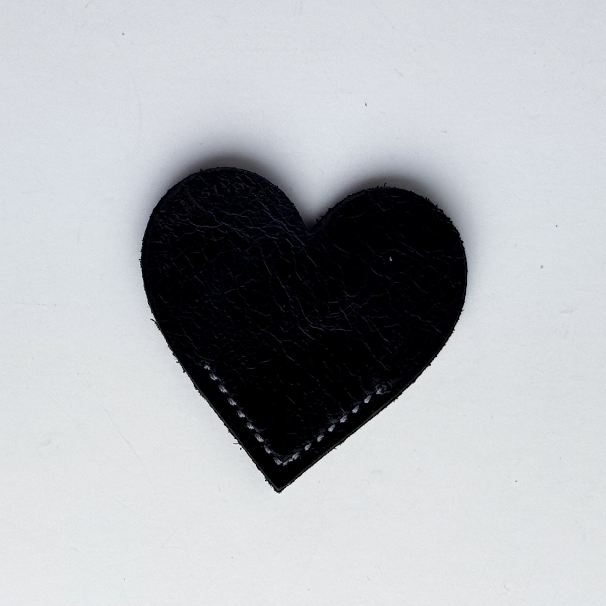 Home Collection | Leather Stitched Heart Bookmark