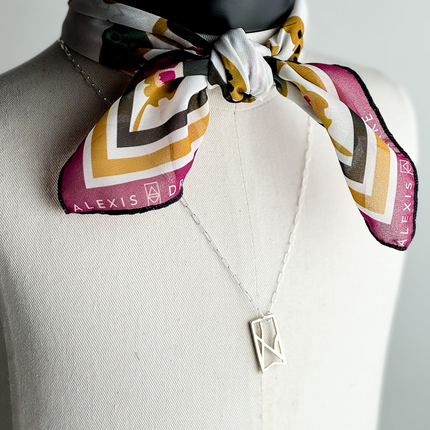 Jewelry | Heirloom Collection | XO Ribbon Tag Necklace