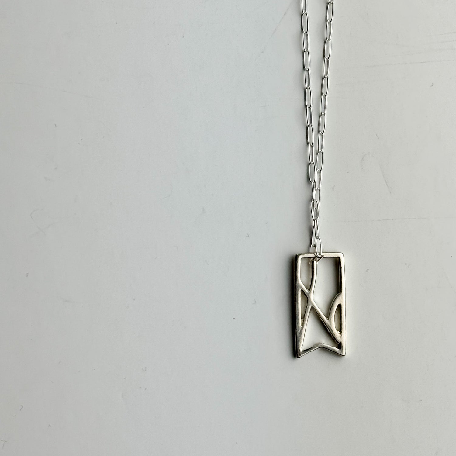 Jewelry | Heirloom Collection | XO Ribbon Tag Necklace
