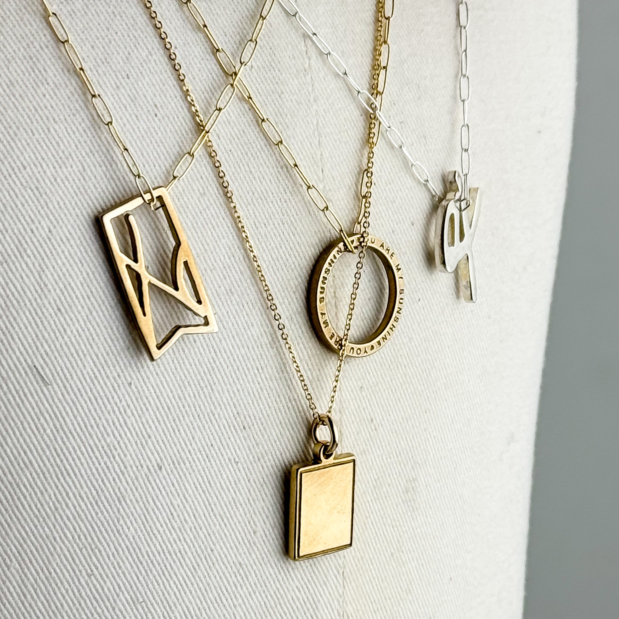 Jewelry | Heirloom Collection | Frame Tag Necklace