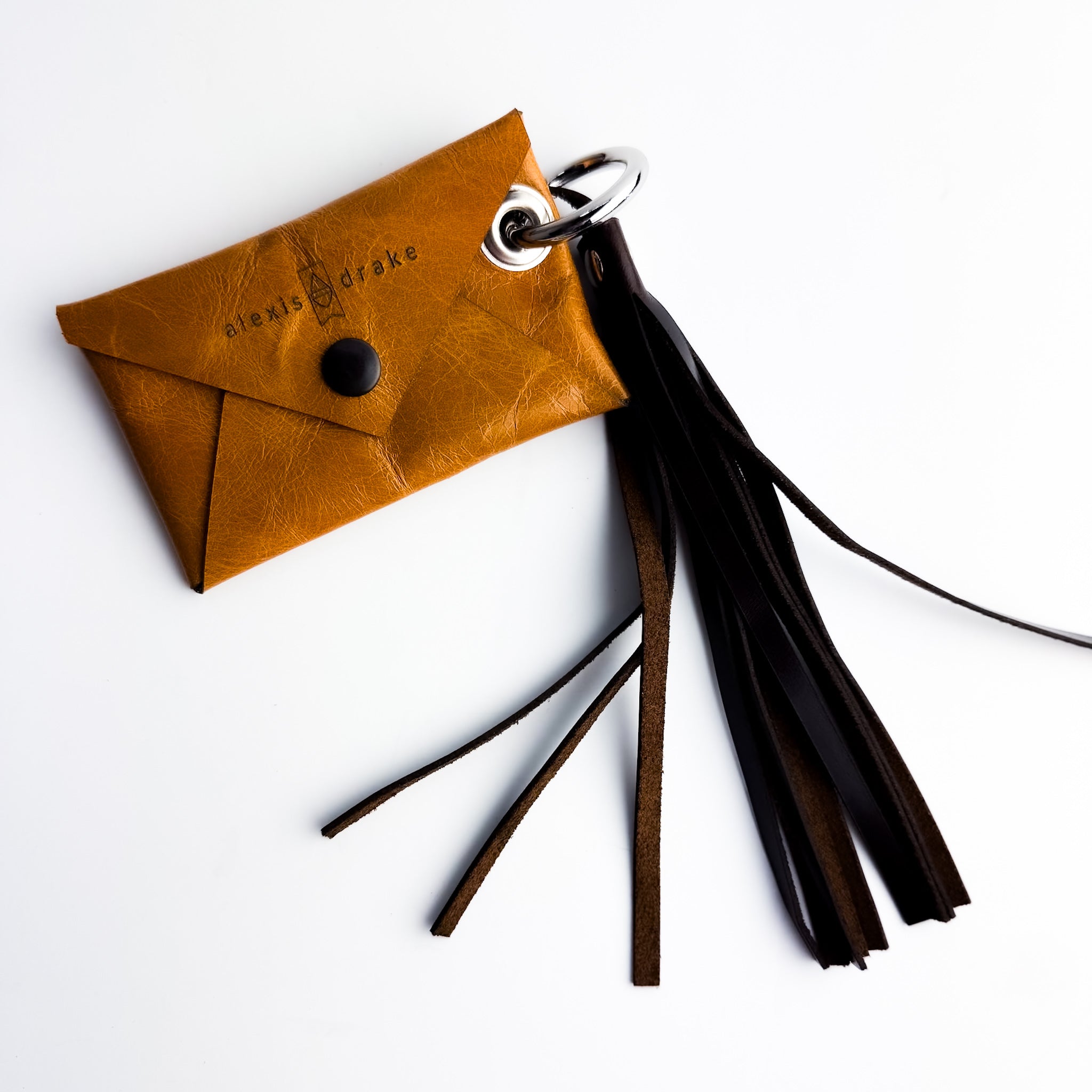 Keychain | Leather Wallet Pouch + Tassel