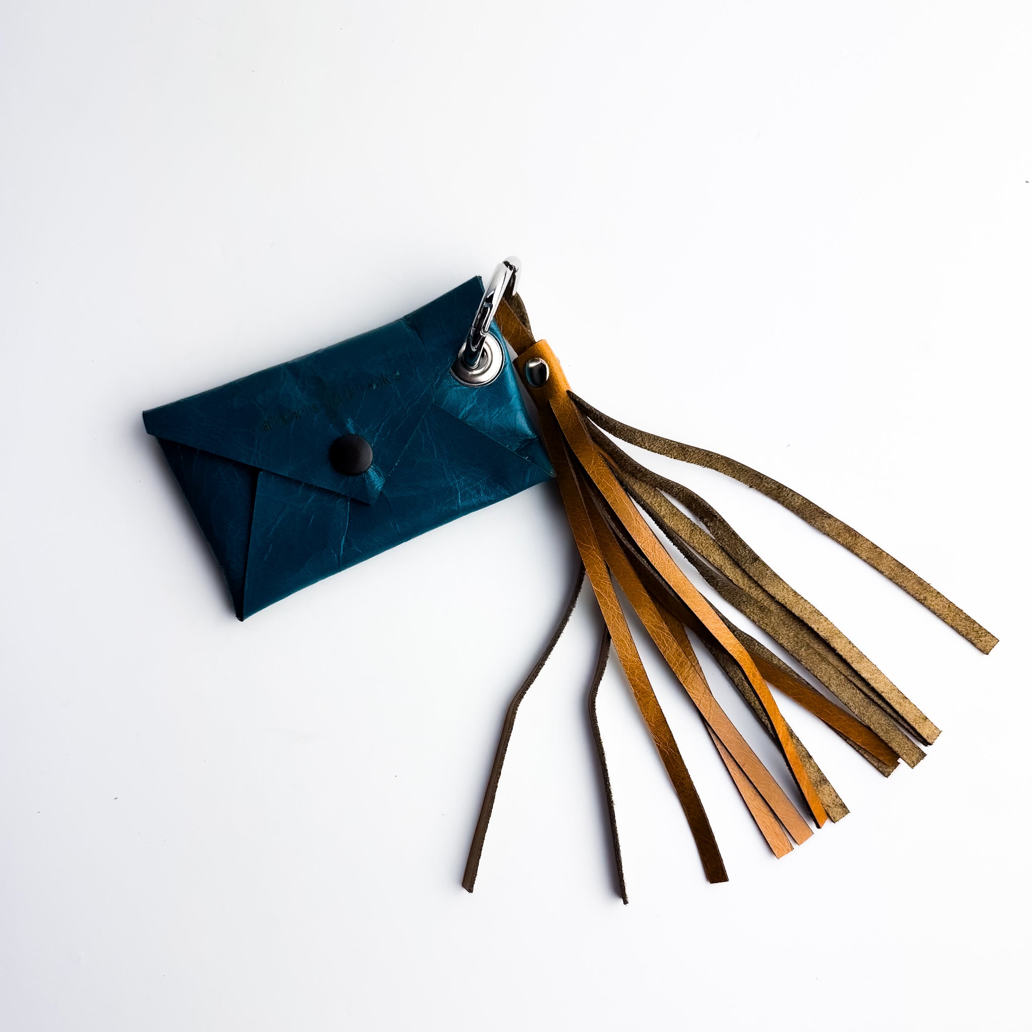 Keychain | Leather Wallet Pouch + Tassel
