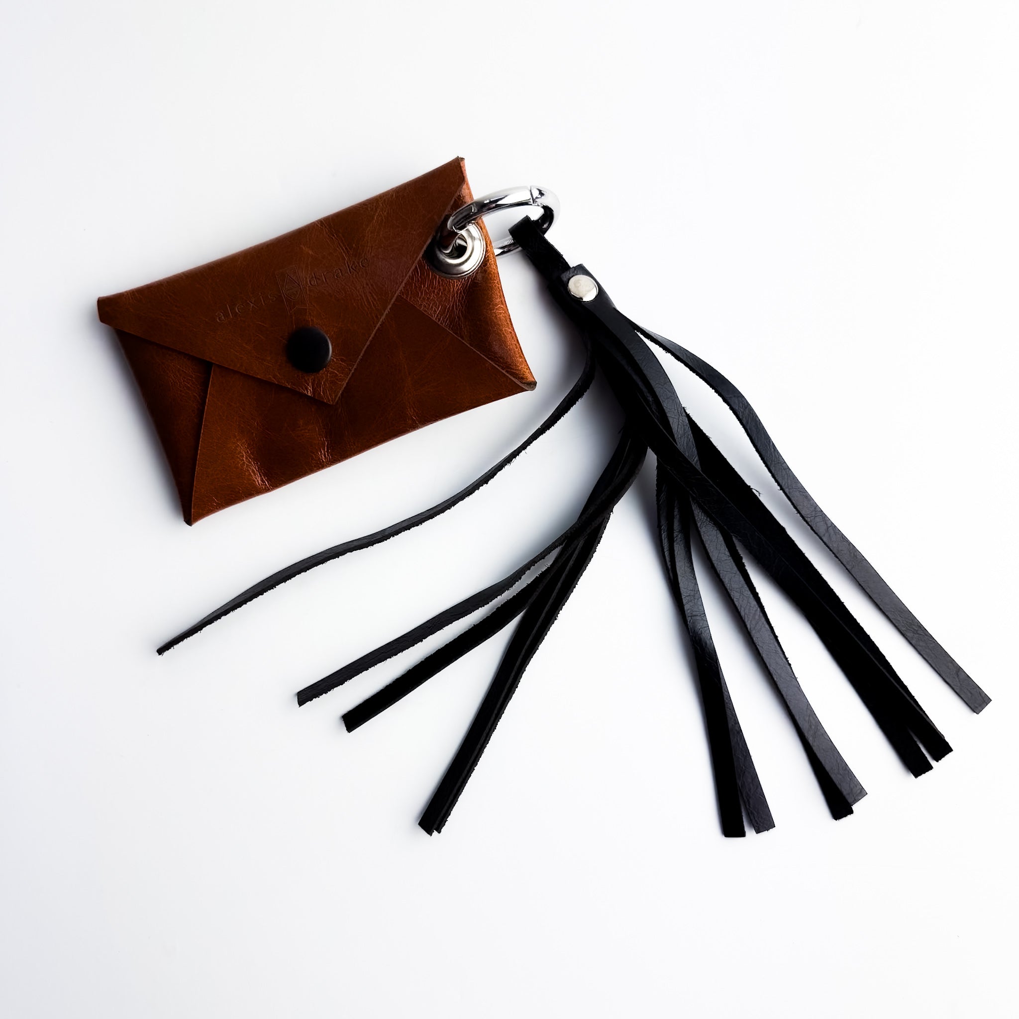 Keychain | Leather Wallet Pouch + Tassel