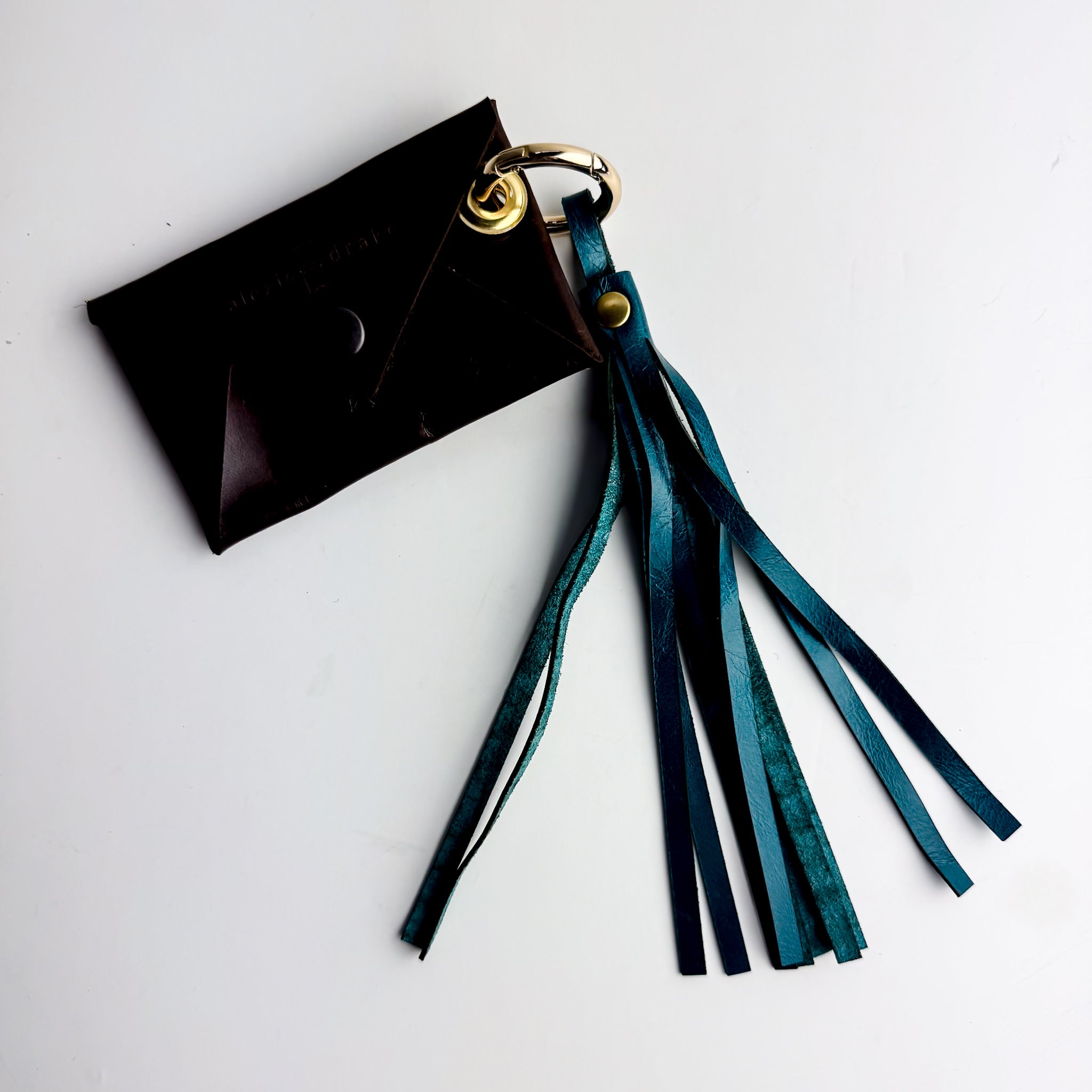 Keychain | Leather Wallet Pouch + Tassel