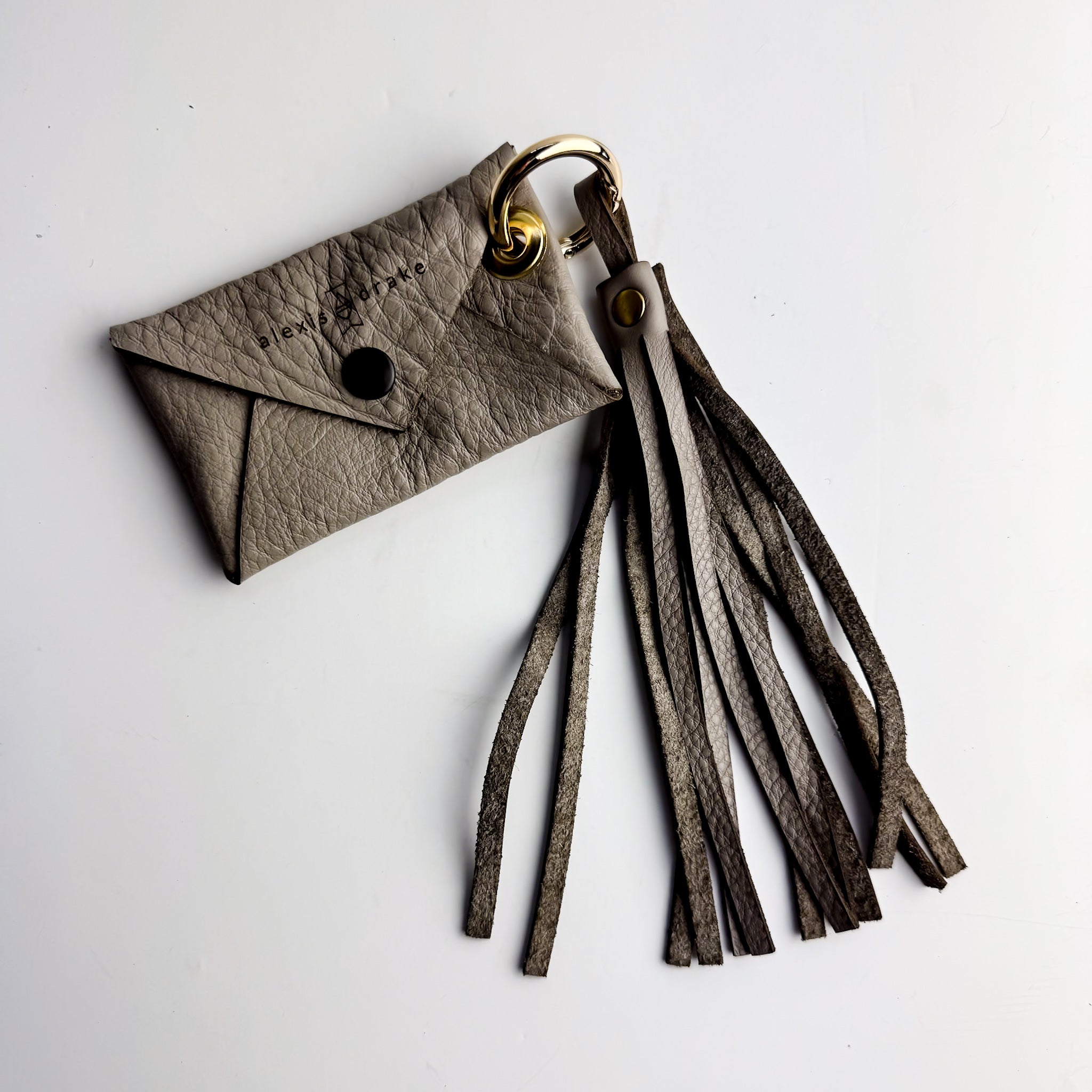 Keychain | Leather Wallet Pouch + Tassel