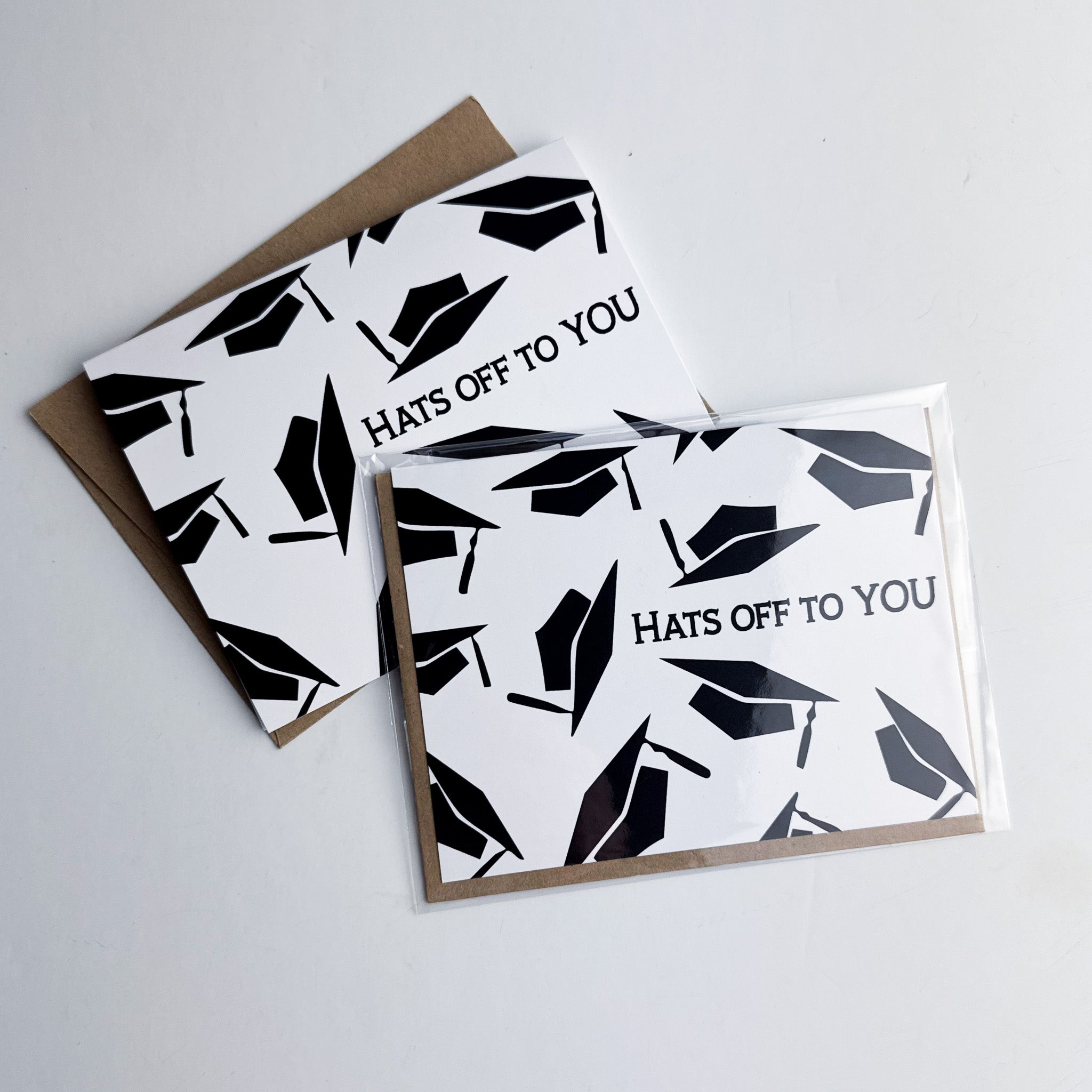 Grad Collection | Note Card | Hats Off to You