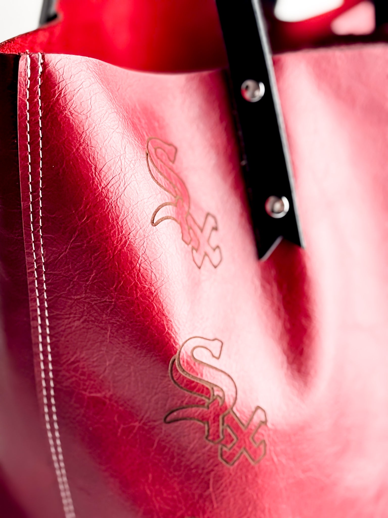 Post Six Game Day | Market Tote | Ruby
