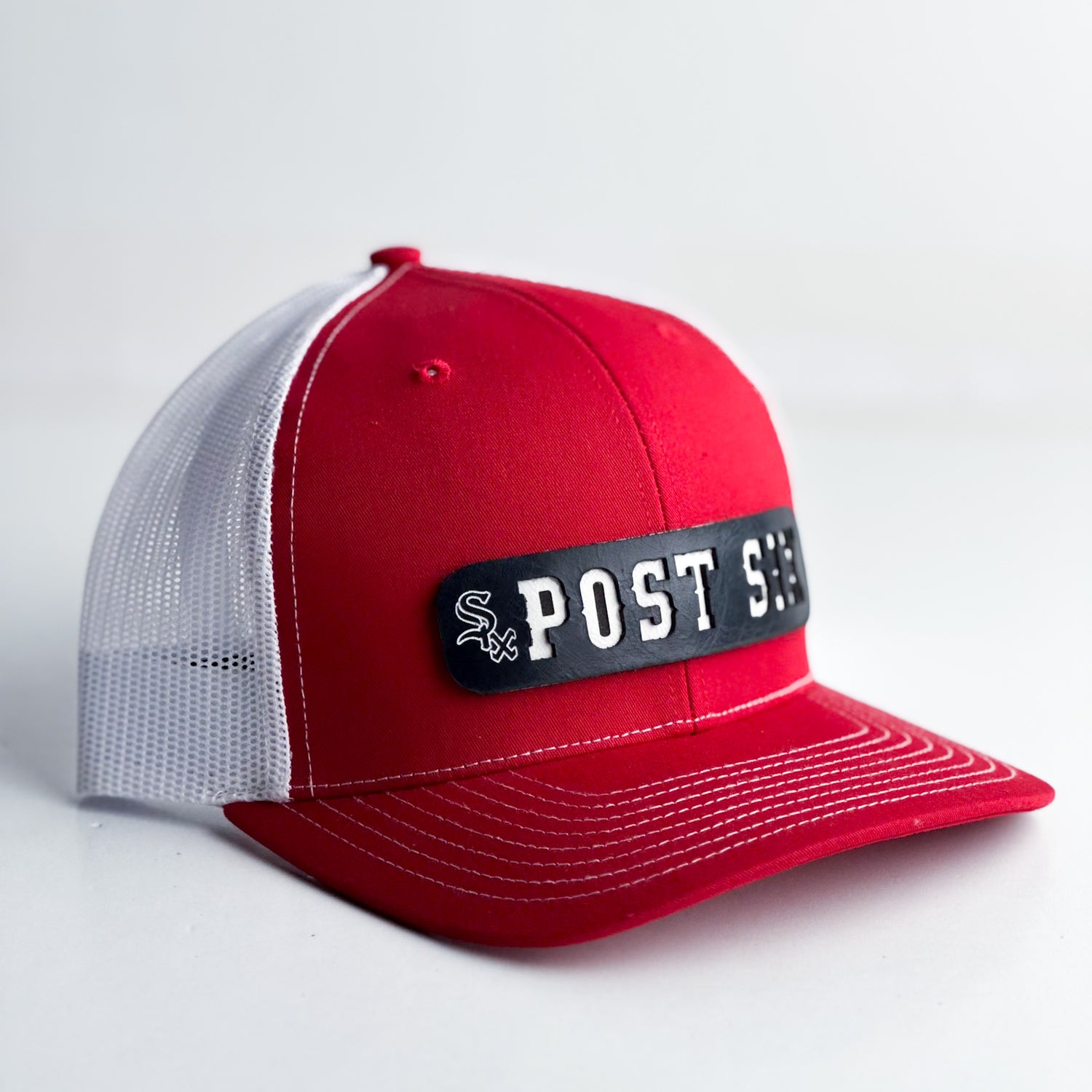 Post Six Game Day | Trucker Hat | Post Six | Red + White