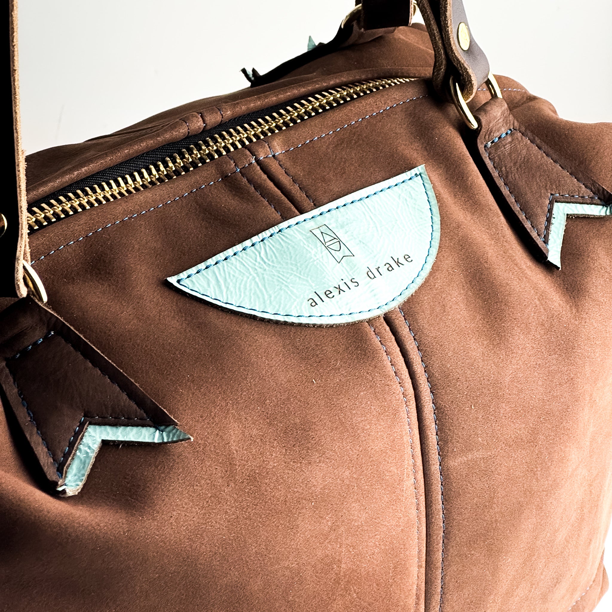 Autumn Reverie Collection | Eliza Satchel + Shoulder Tote | Mocha Suede
