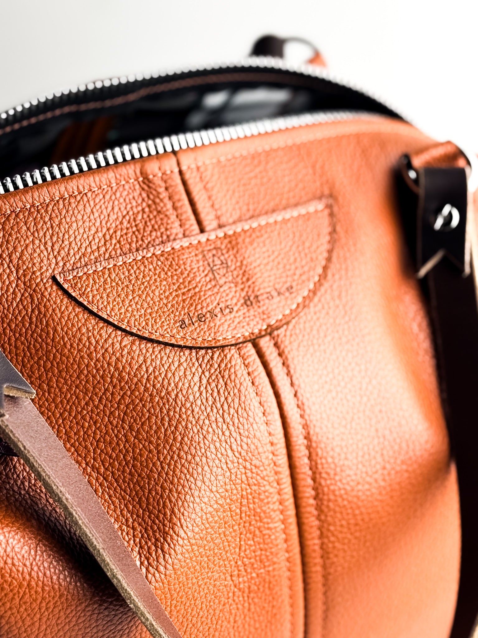 Autumn Reverie Collection | Eliza Satchel + Shoulder Tote | Rust Pebble