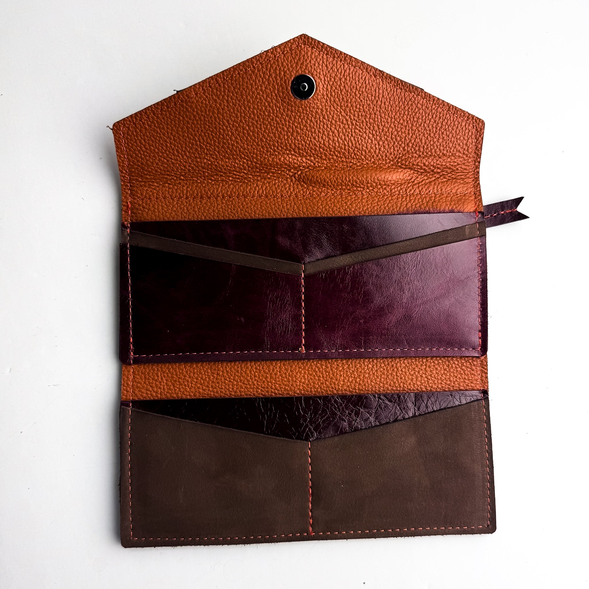 Autumn Reverie Collection | Genevieve Wallet | Rust Pebble