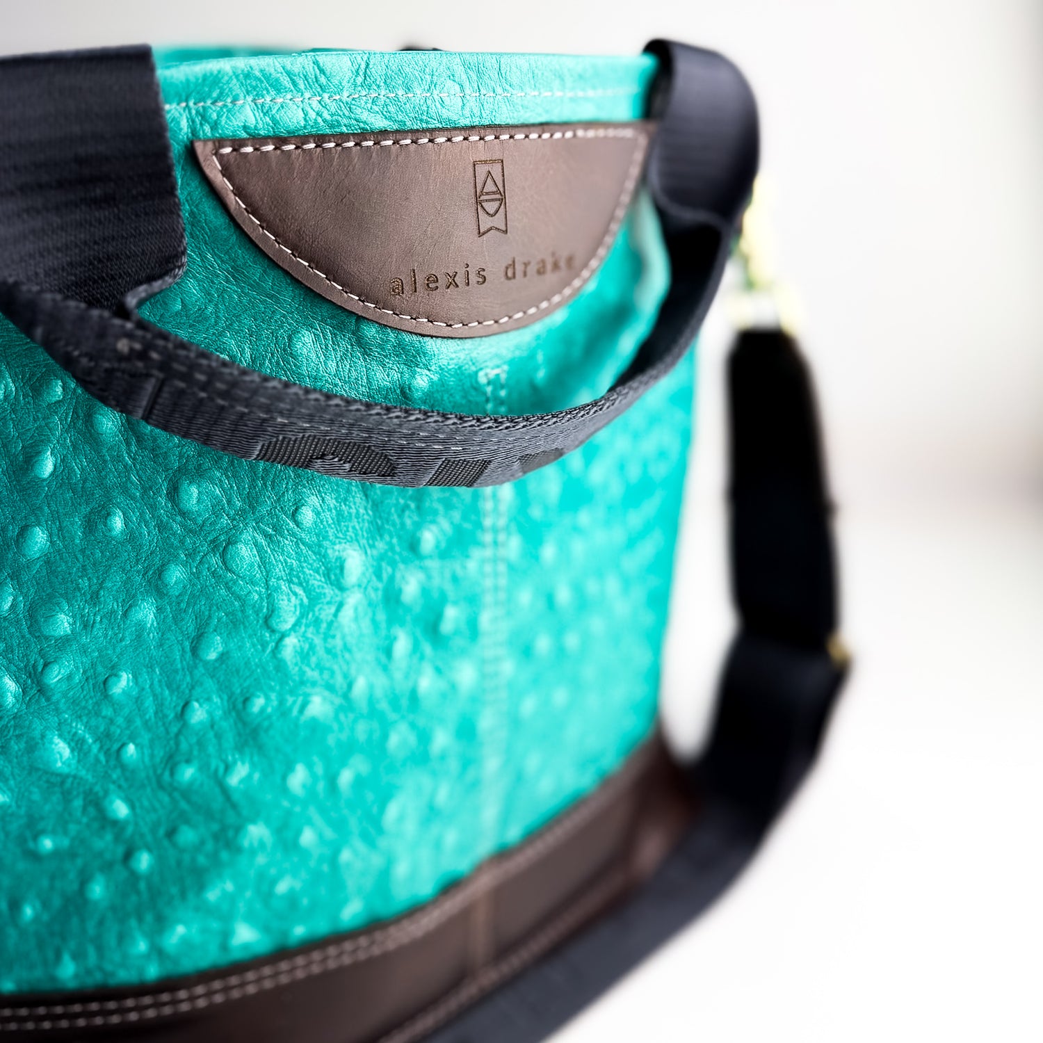 Arena Tradition Collection | Tivoli Shoulder Tote | Cactus Ostrich + Rocky