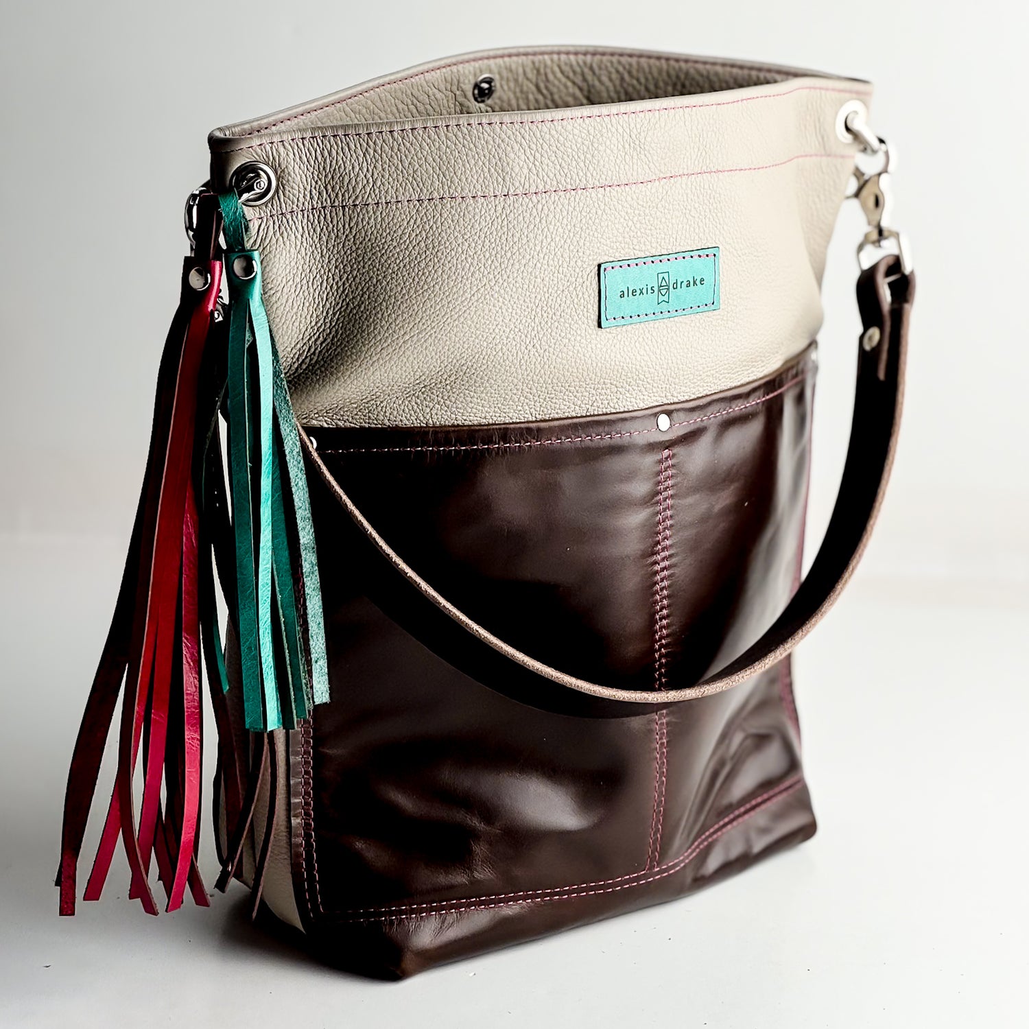 Arena Tradition Collection | Train Shoulder Tote + Crossbody | Stone Gray + Rocky