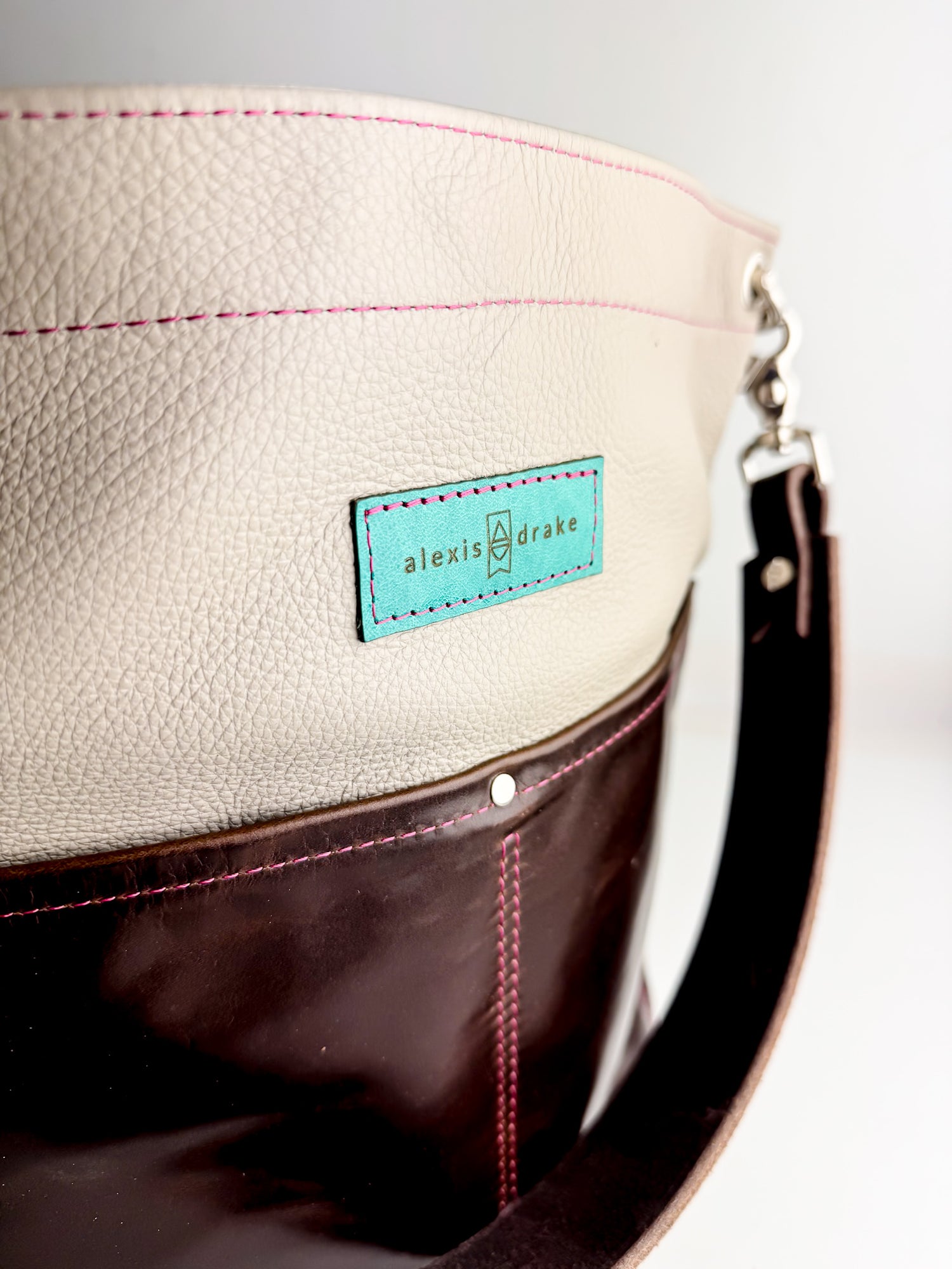 Arena Tradition Collection | Train Shoulder Tote + Crossbody | Stone Gray + Rocky