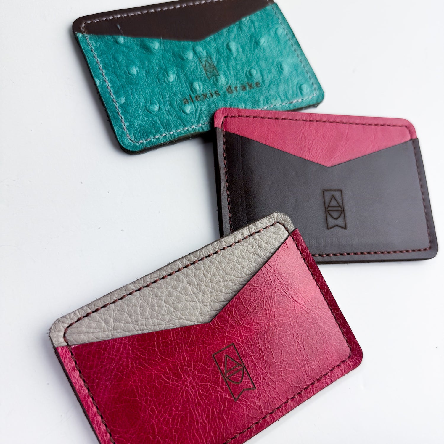 Arena Tradition Collection | Card Holder | Stone Gray + Wildrose