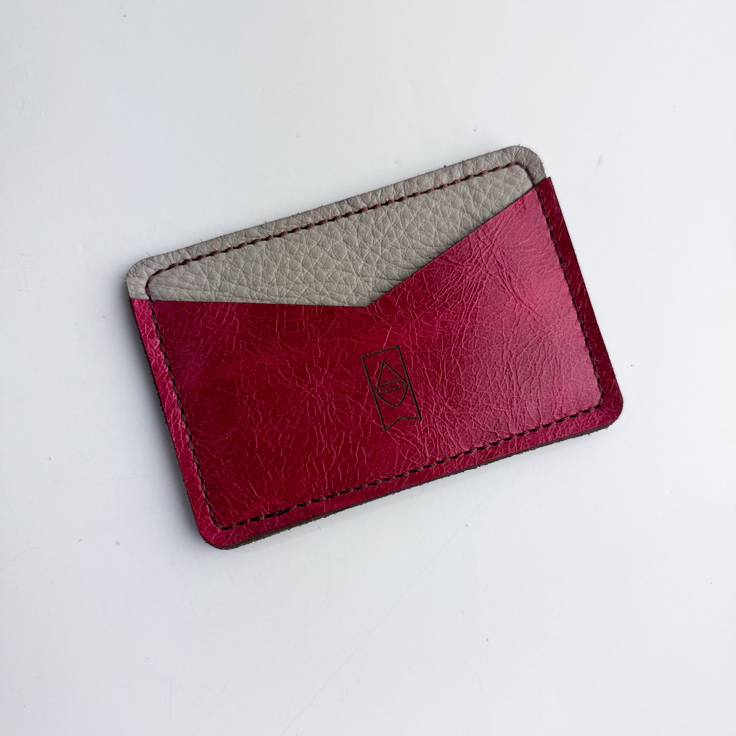 Arena Tradition Collection | Card Holder | Stone Gray + Wildrose