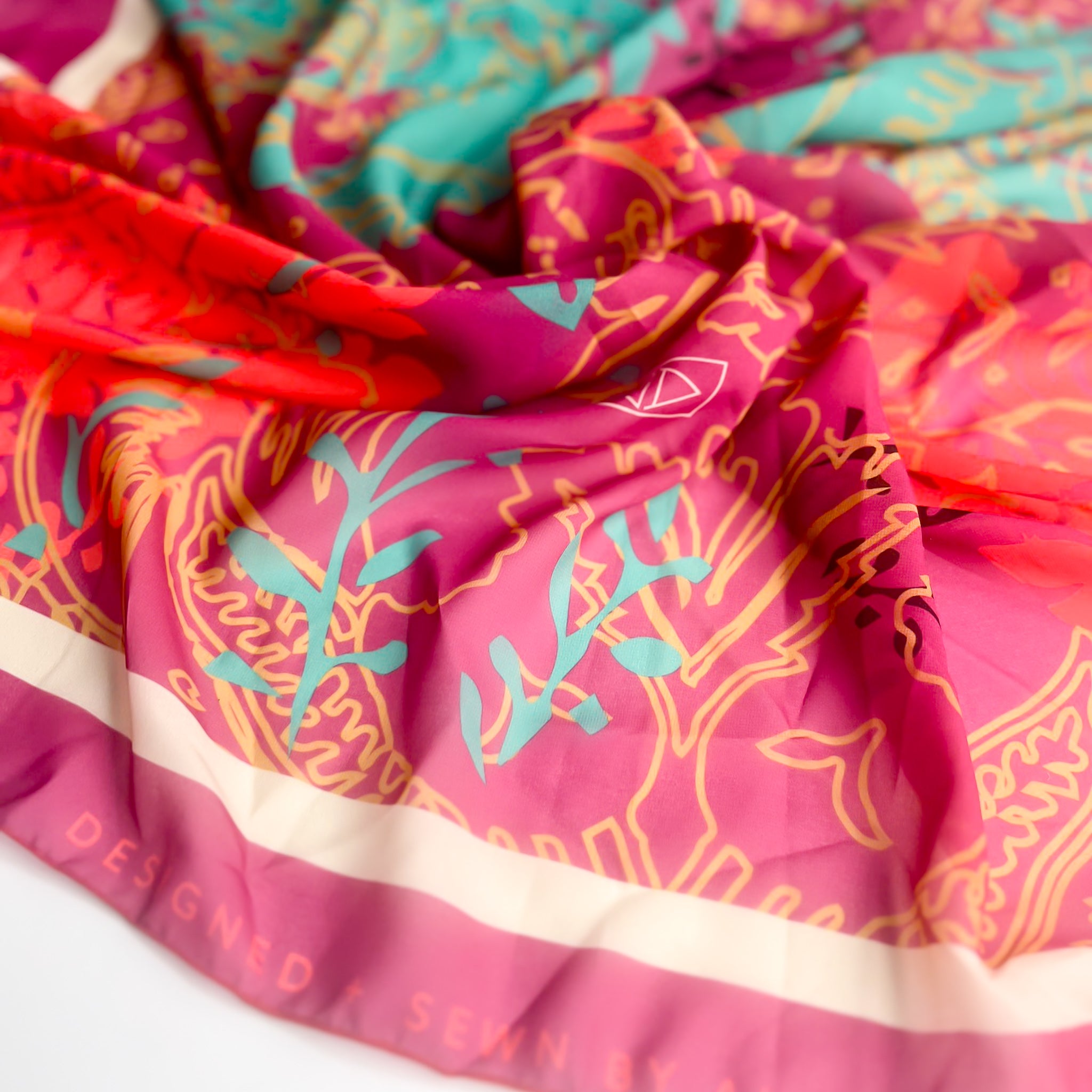 Scarf | Pink Paisley Scarf